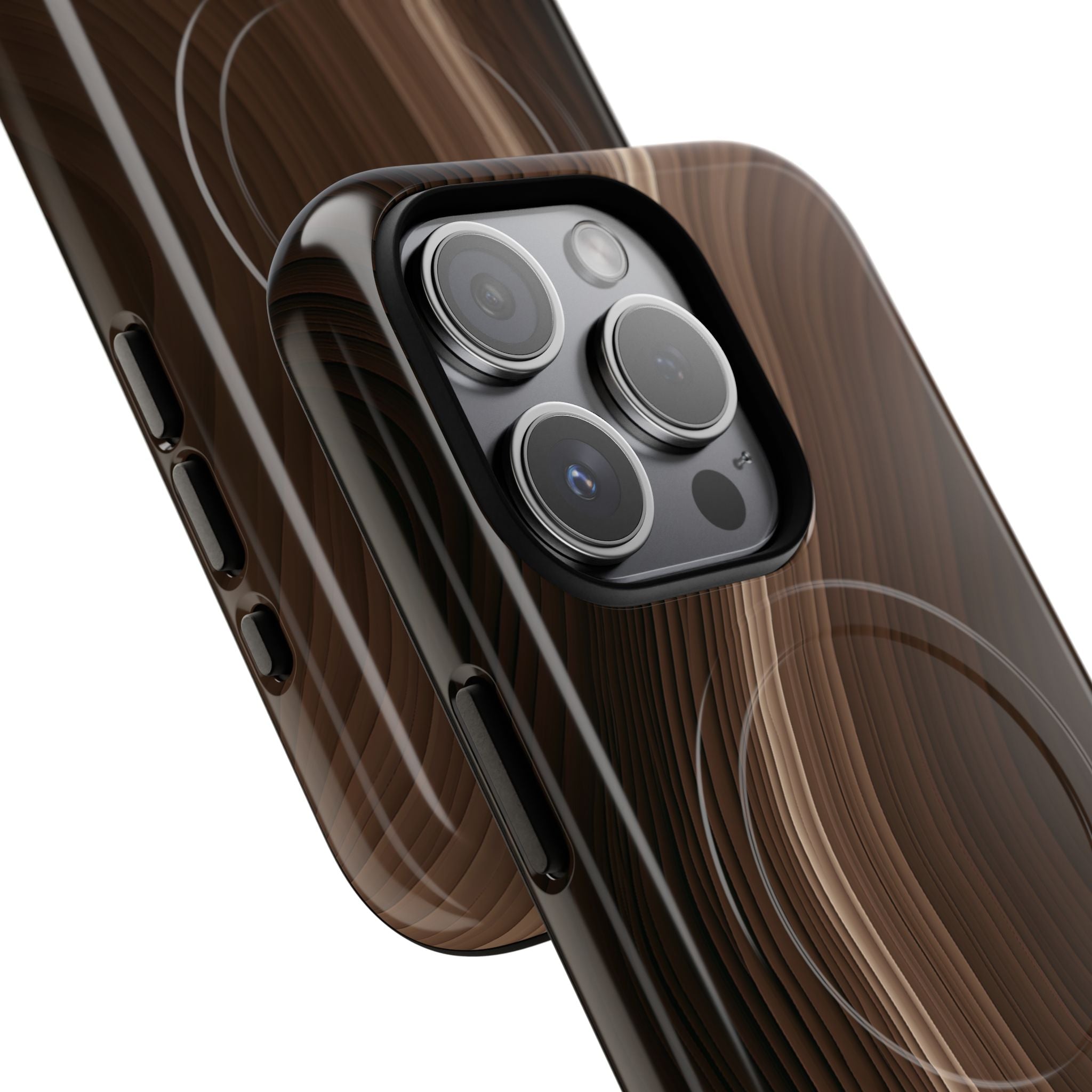 Brown Tough 2.0 Magsafe Phone Case for iPhone - Bronzed Canyon Relief