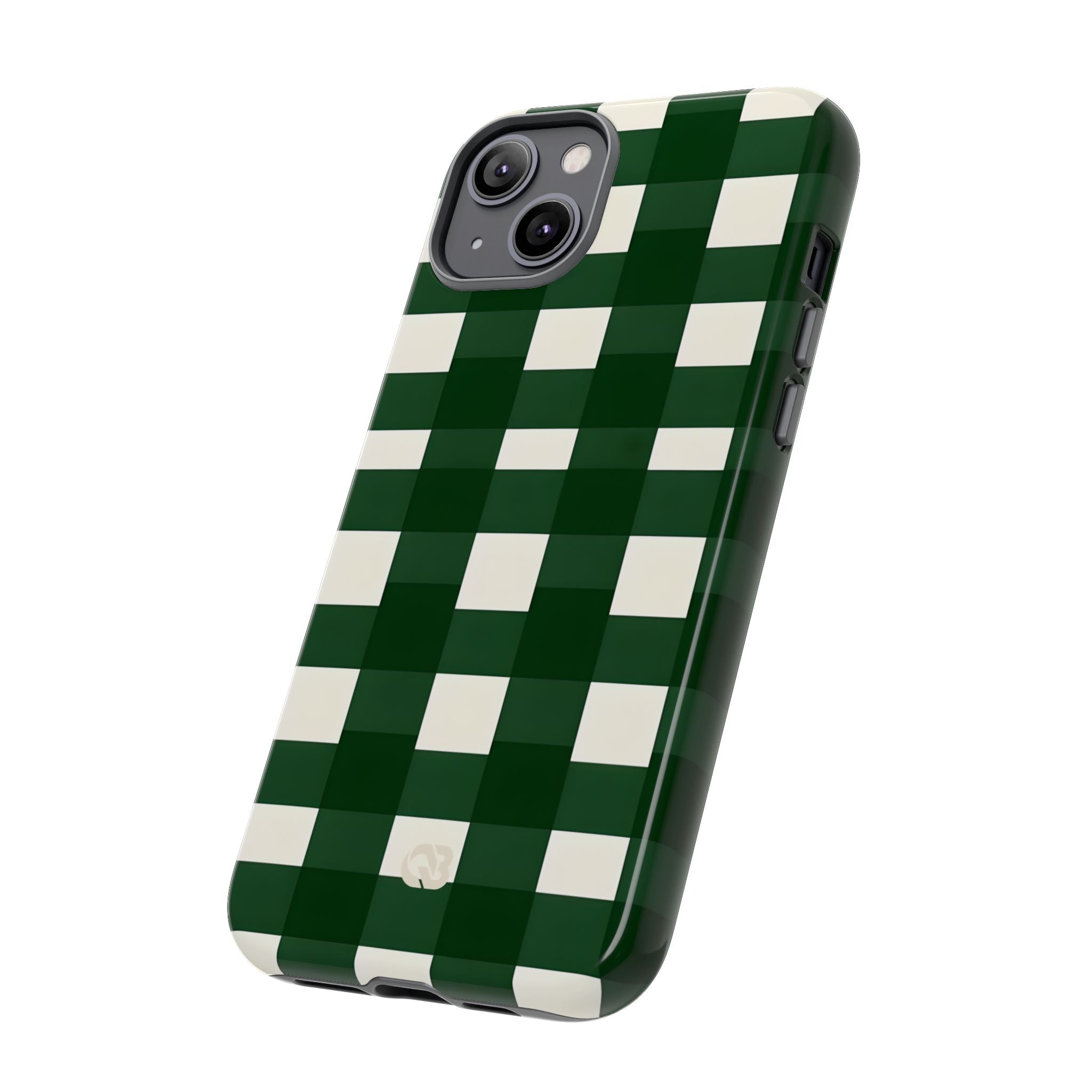 Hunter Green Plaid · Tough Phone Case for iPhone