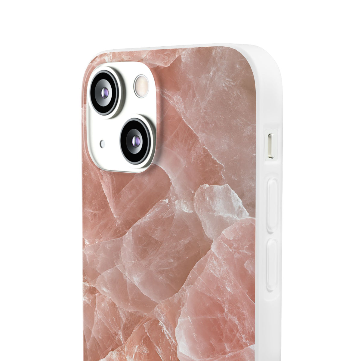 Rose Quartz Facet · Lite Phone Case for iPhone · Pink
