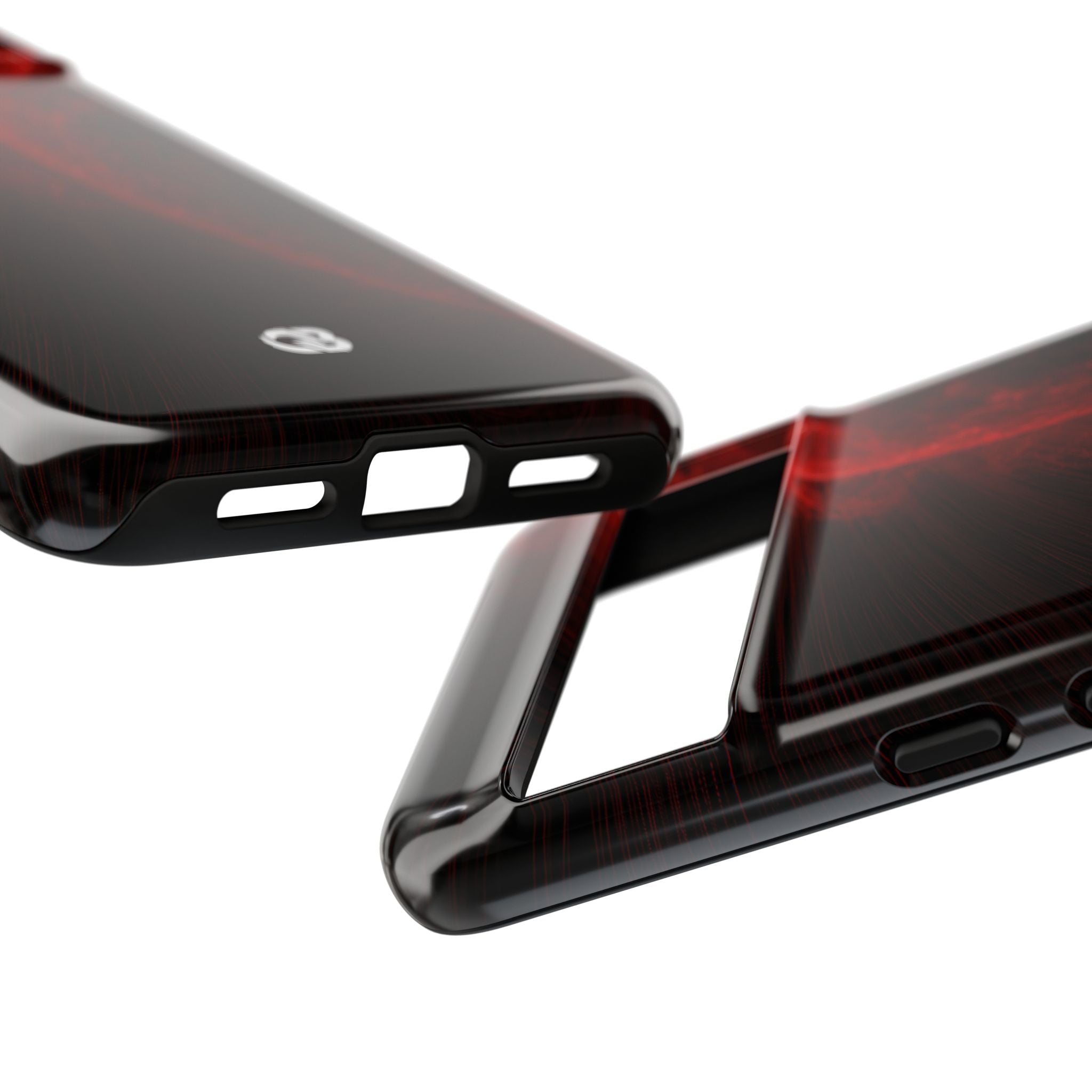 Red Tough Phone Case for Google Pixel - Solar Crimson Flare