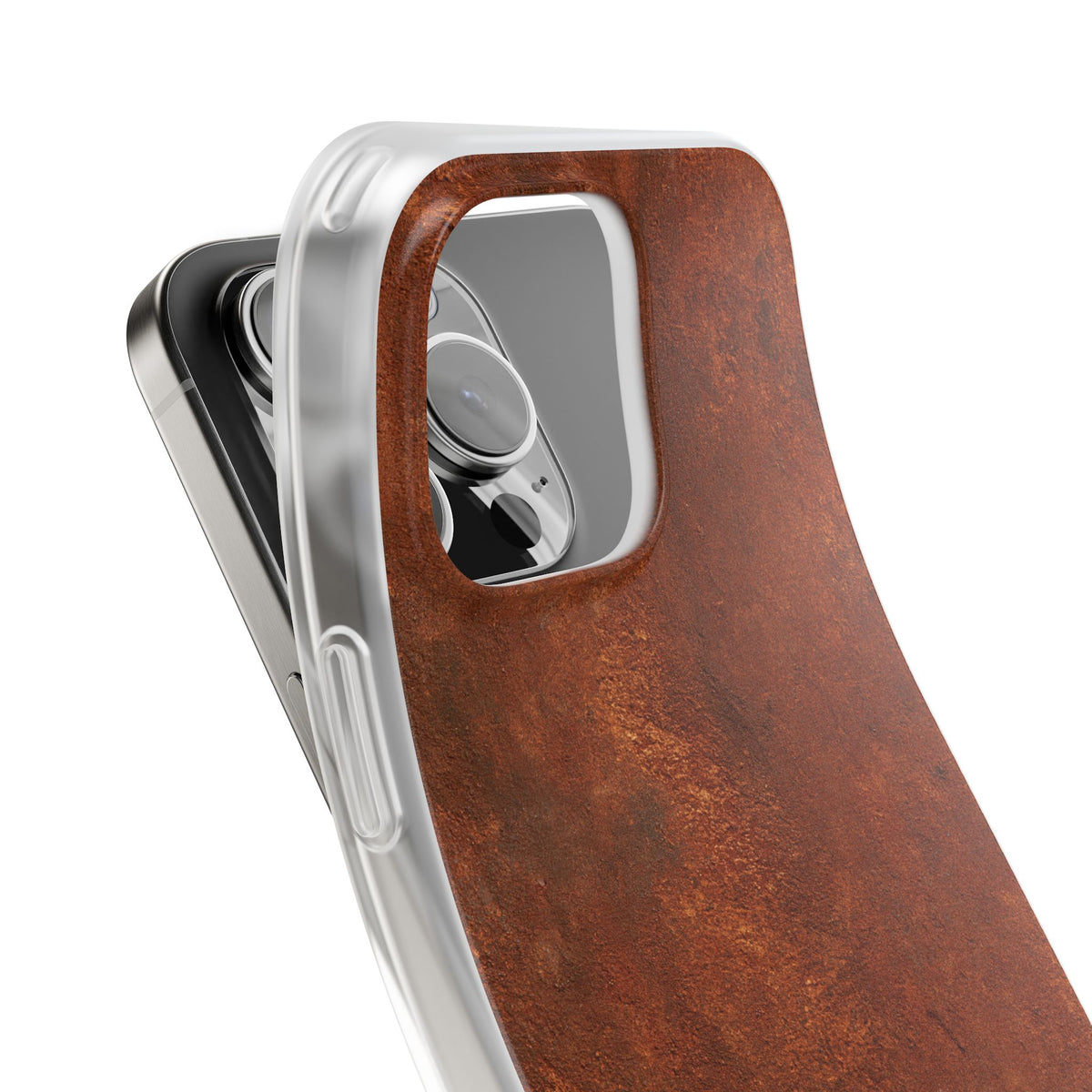 Orange Lite Phone Case for iPhone - Oxidized Iron Crust