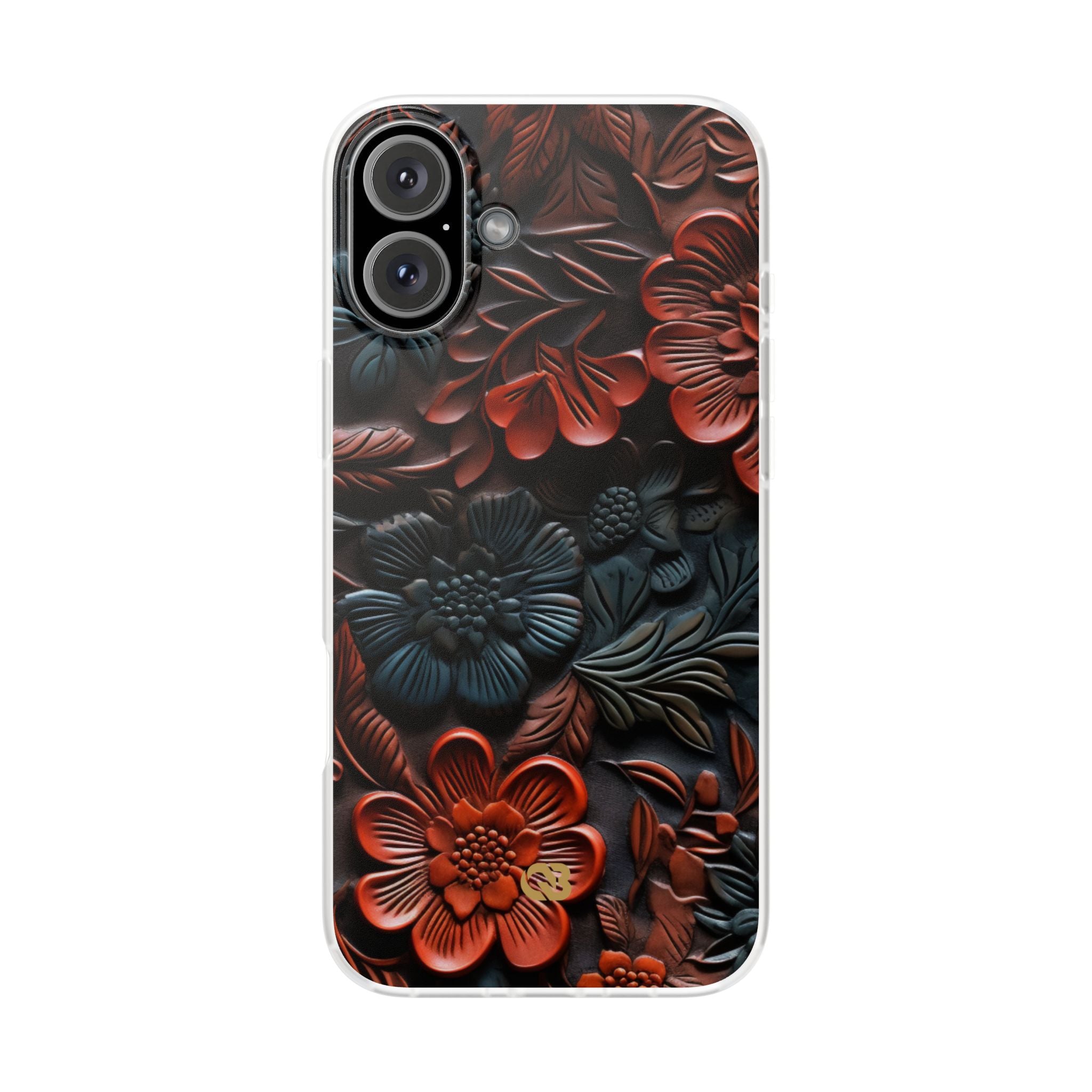 Carved Earth Bloom · Soft Phone Case for iPhone