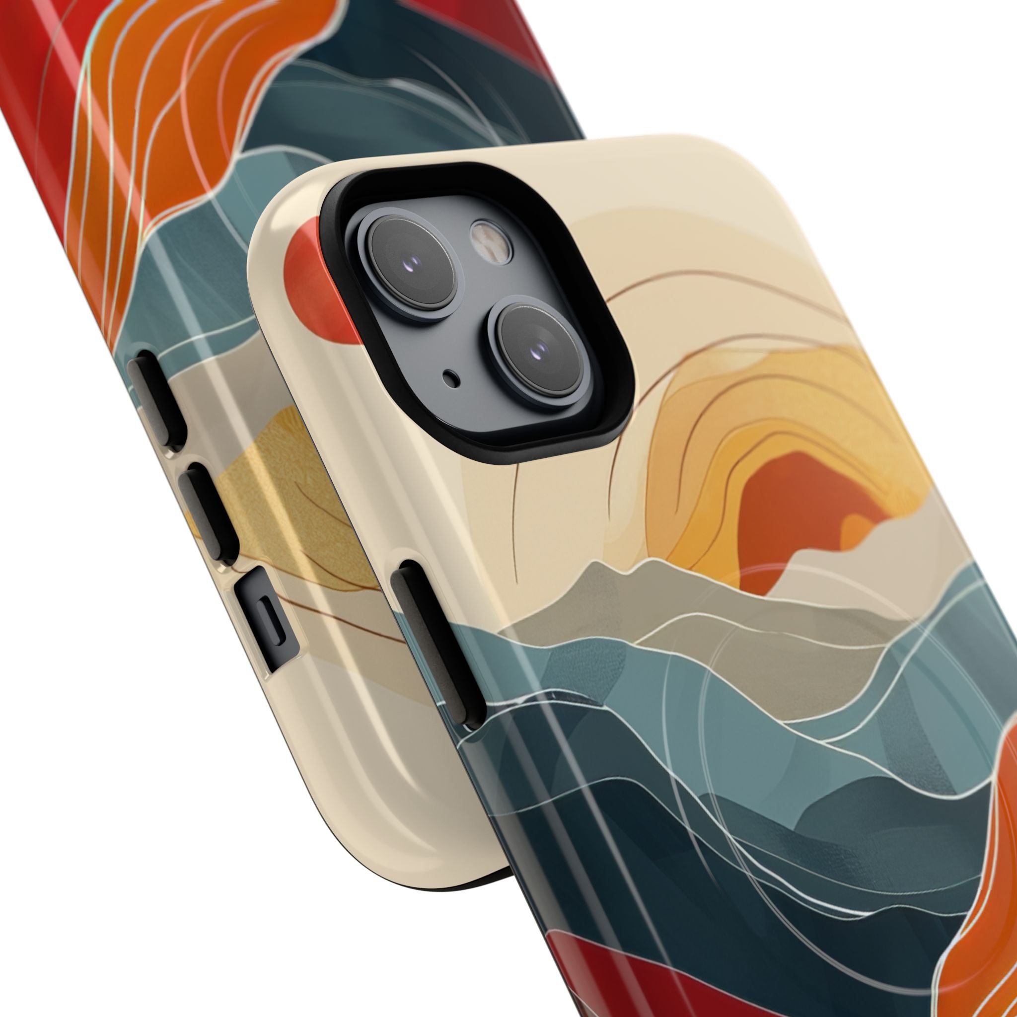 Sunlit Ridges iPhone 14 Plus Cover - Tough+