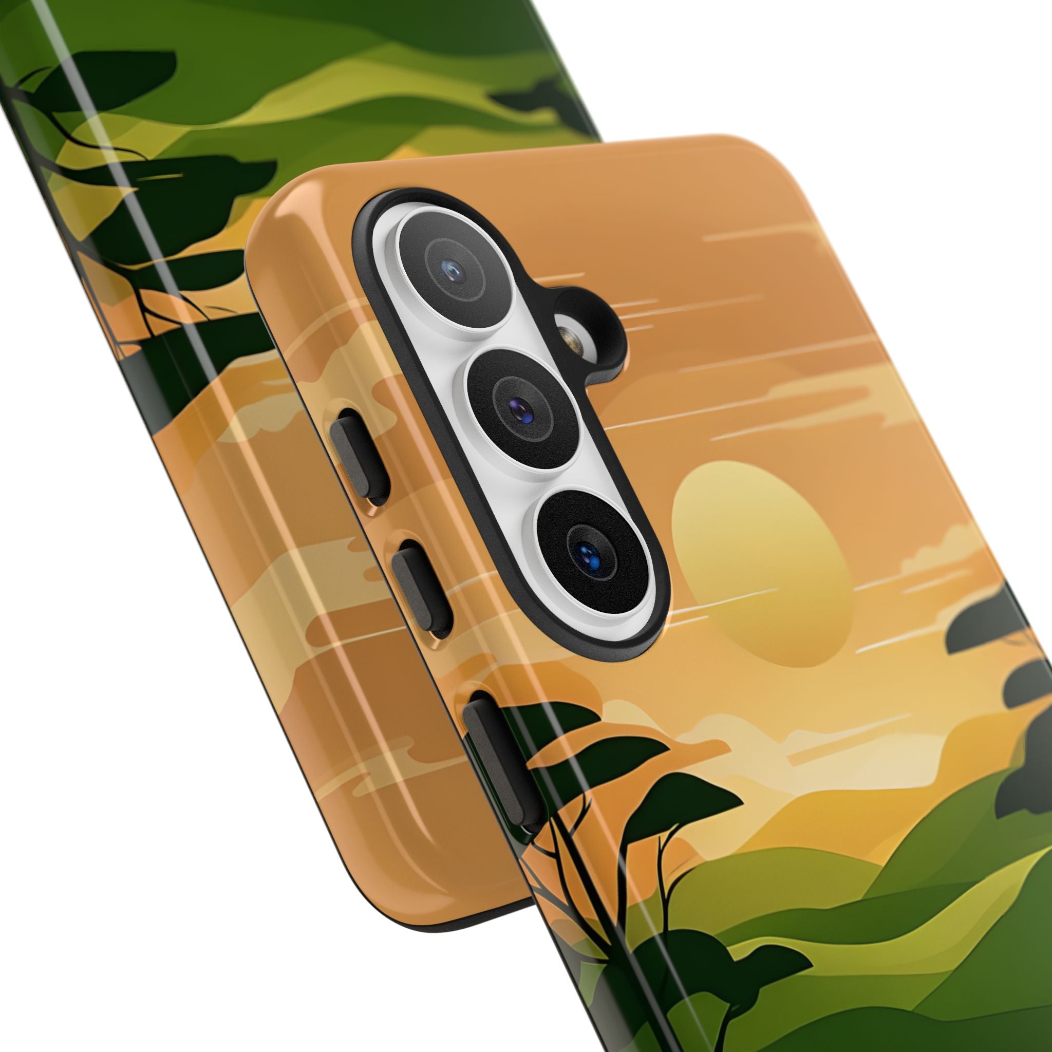 Verdant Horizon Sun · Tough Coque de téléphone pour Samsung