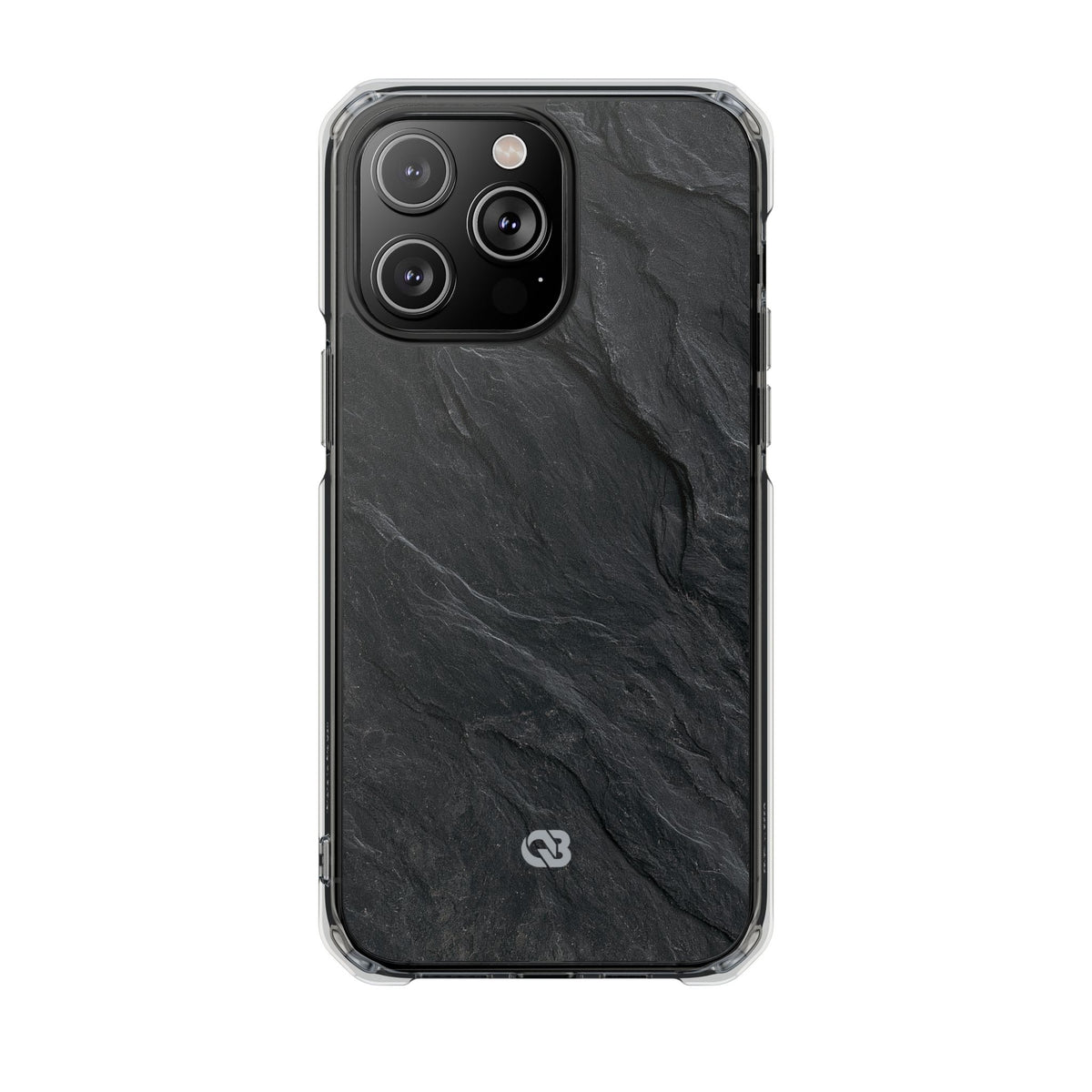 Black Impact MagSafe Phone Case for iPhone - Midnight Slate Ridge