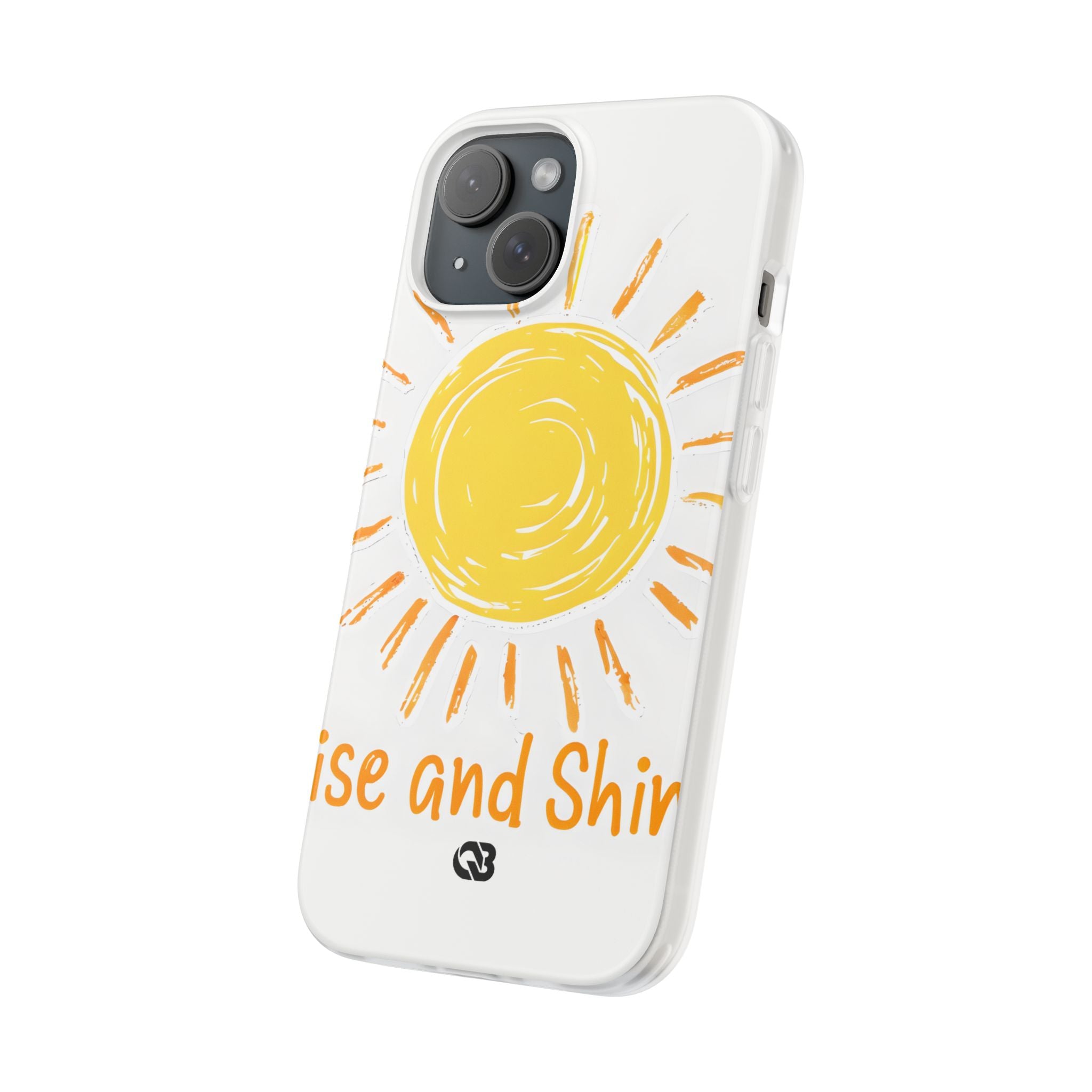 Amber Solar Glow · Soft Phone Case for iPhone