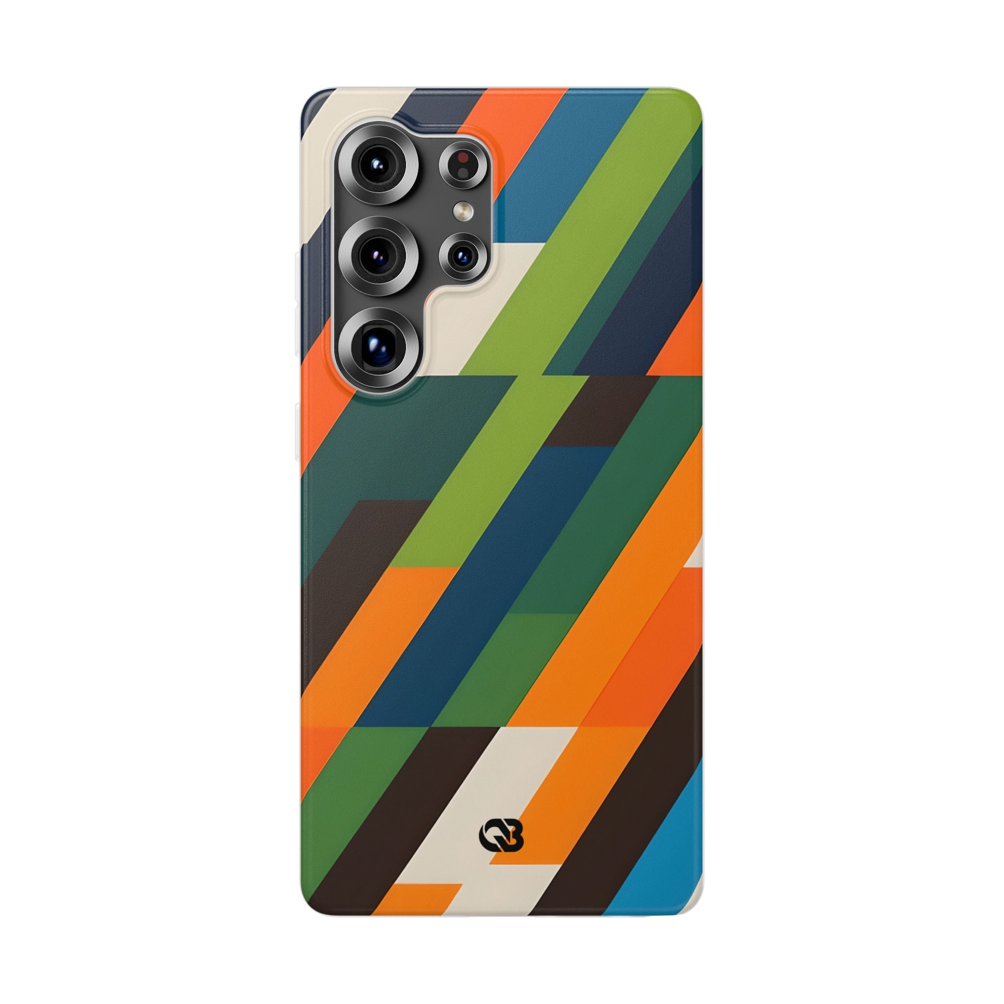 Angled Retro Mosaic · Soft Custodia per Samsung