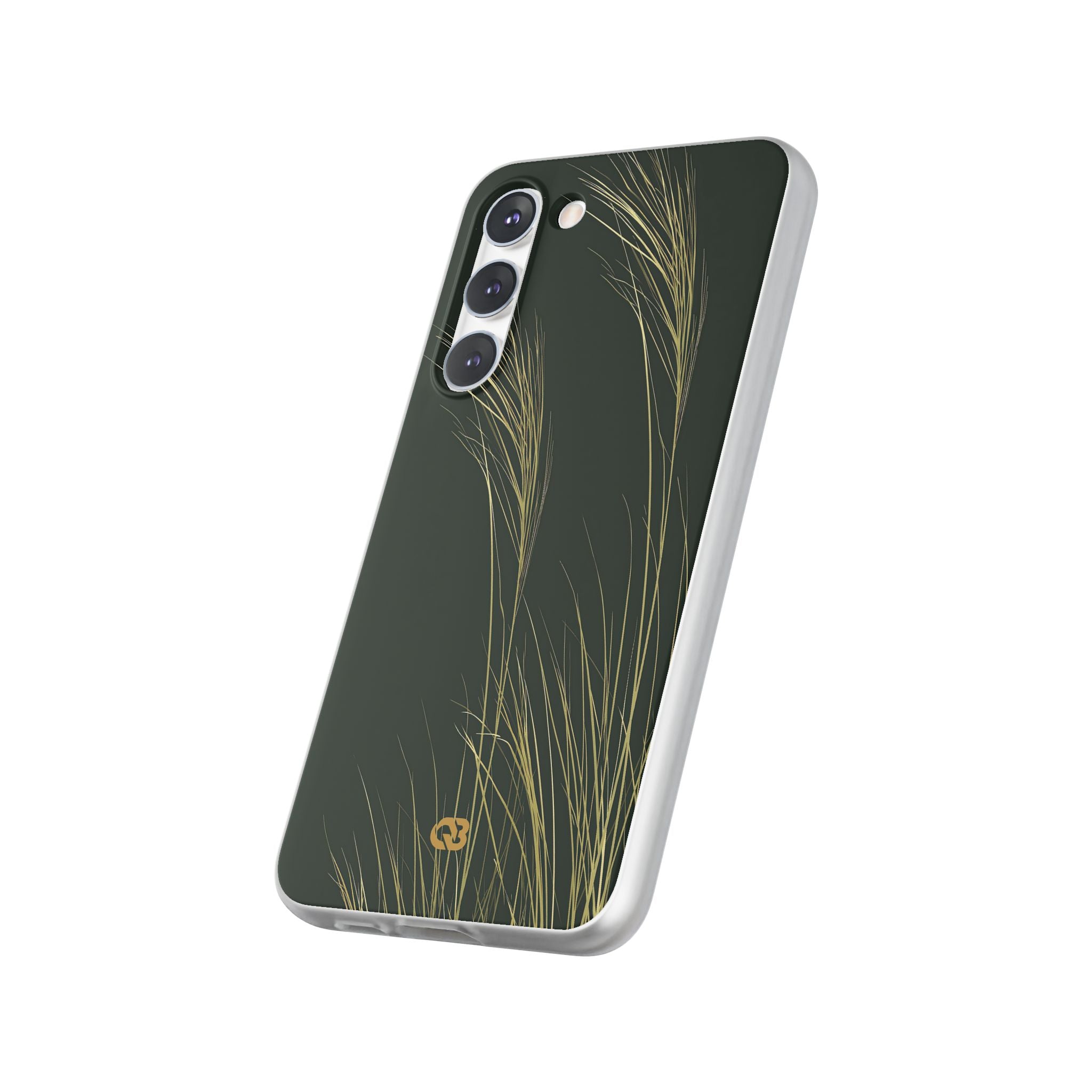 Green Lite Phone Case for Samsung - Midnight Gilded Grass