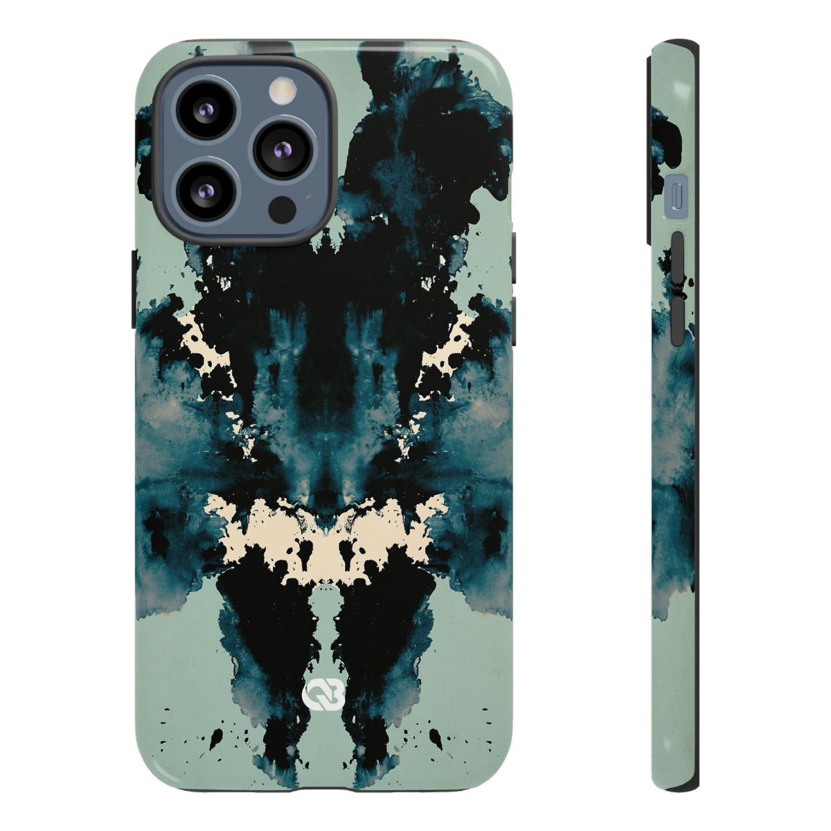Rorschach Ink Void · Tough Phone Case for iPhone · Black