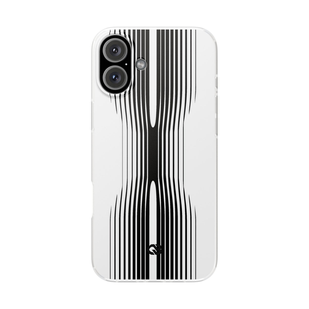 Linear Compression · Lite Phone Case for iPhone · Black