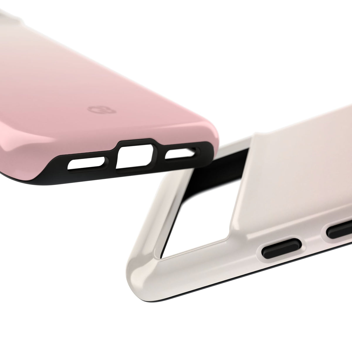 Pink Tough Phone Case for Google Pixel - Frosted Blush Horizon