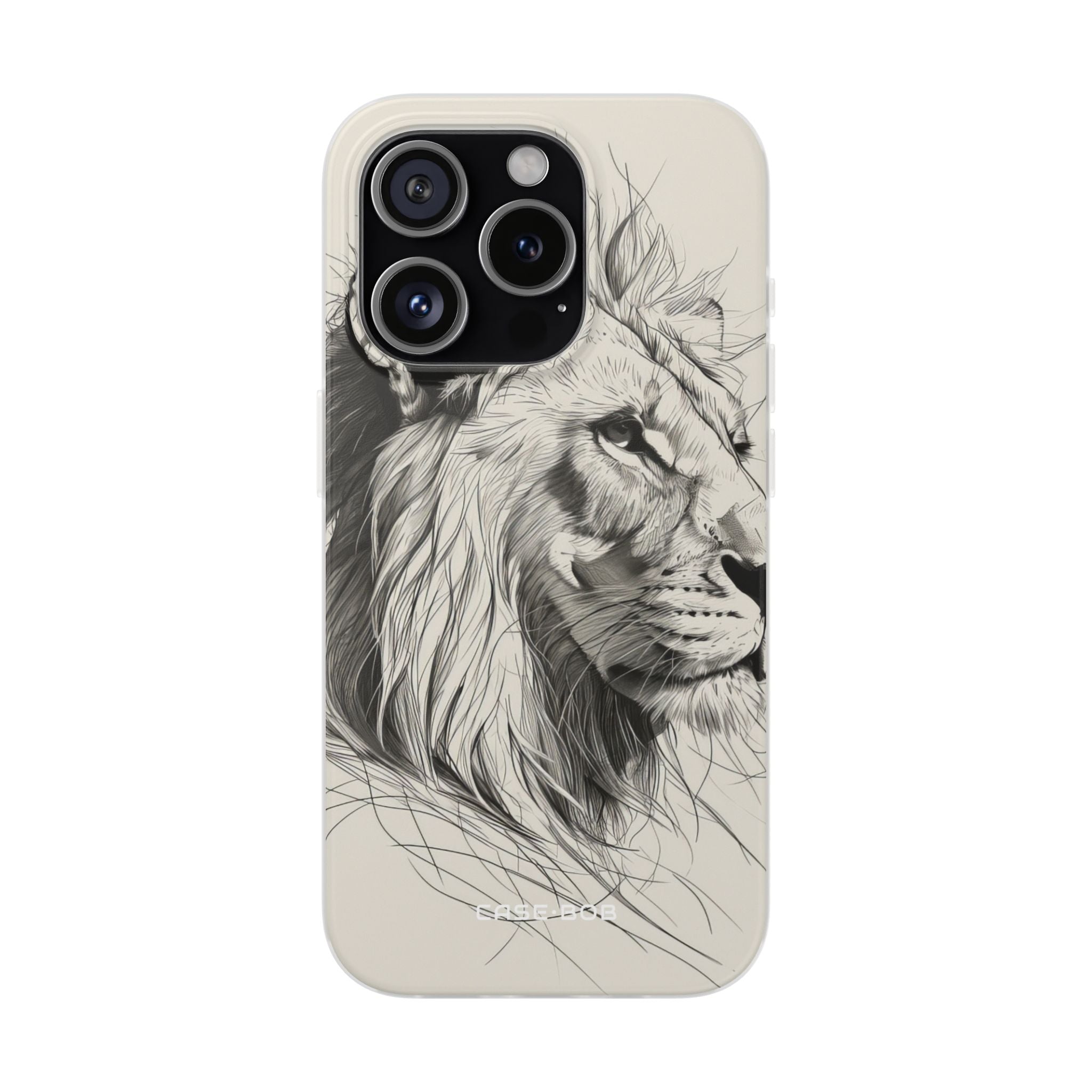 Lion Flow iPhone 15 Pro -pehmeä suojakotelo