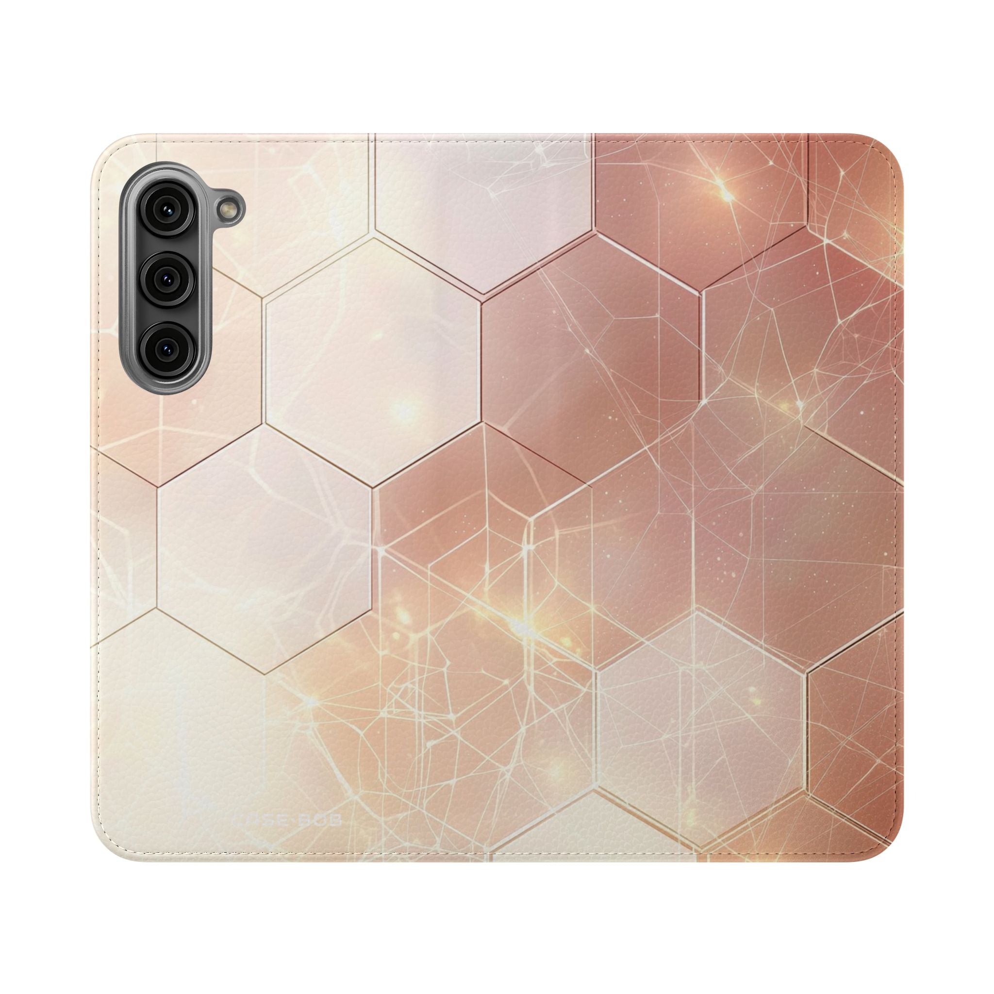 Hexagon Glow - Samsung S23+ Case - Wallet