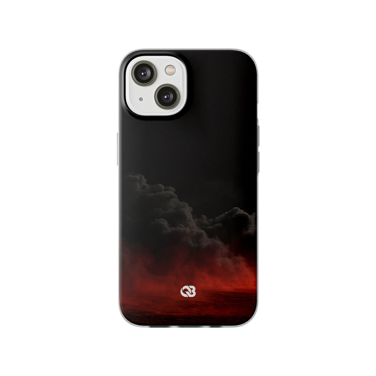 Crimson Fog Void · Lite Phone Case for iPhone · Black