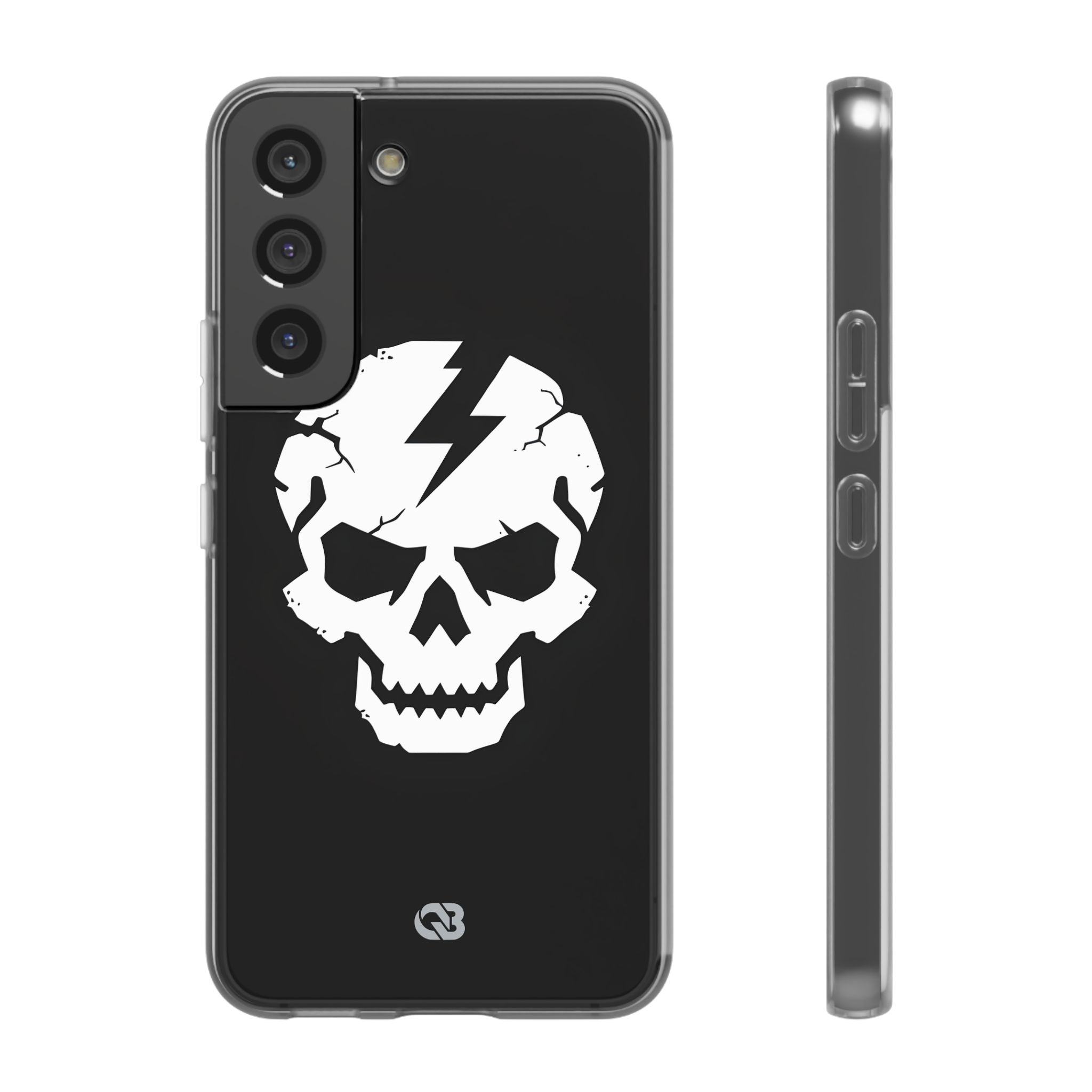 Shattered Bolt Skull · Soft Phone Case for Samsung