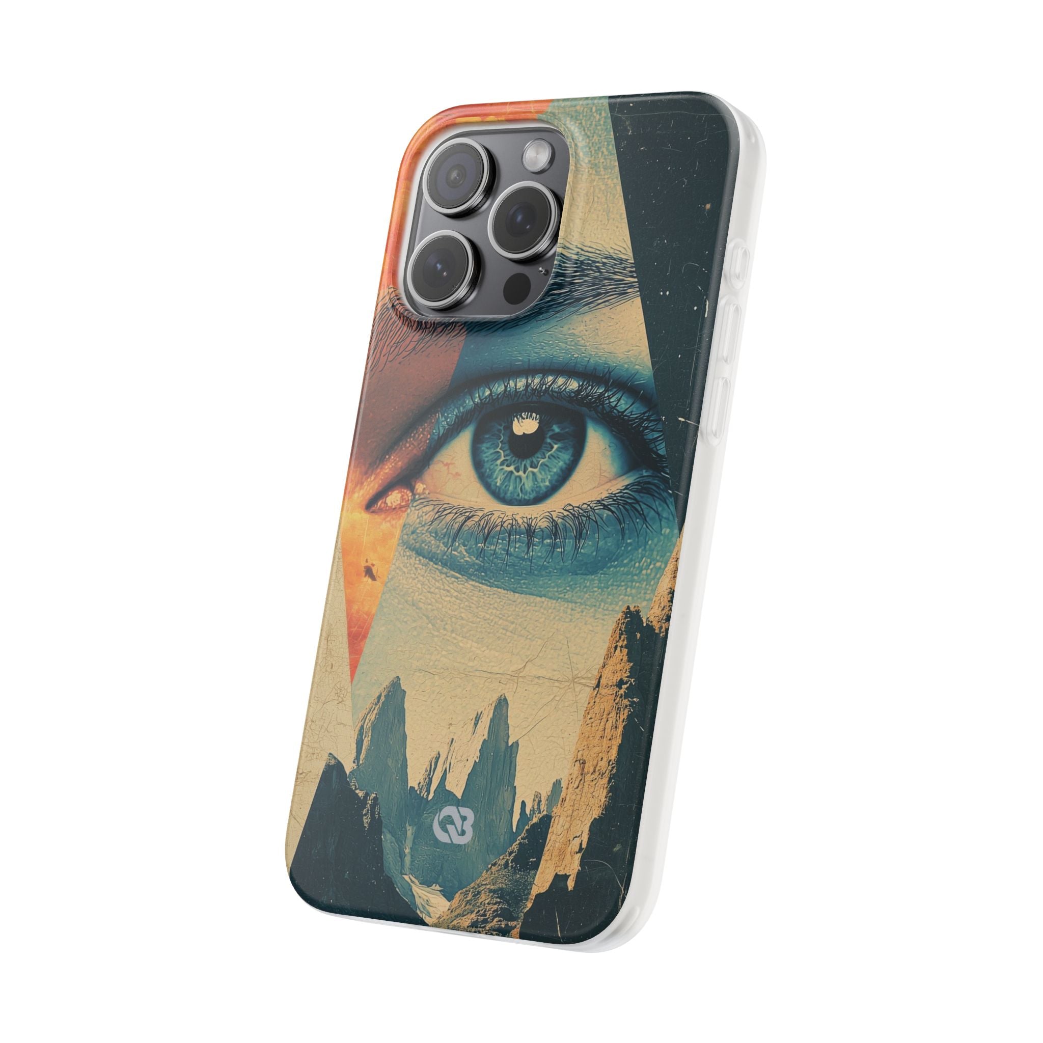 Fragmented Peak Gaze · Soft Phone Case for iPhone