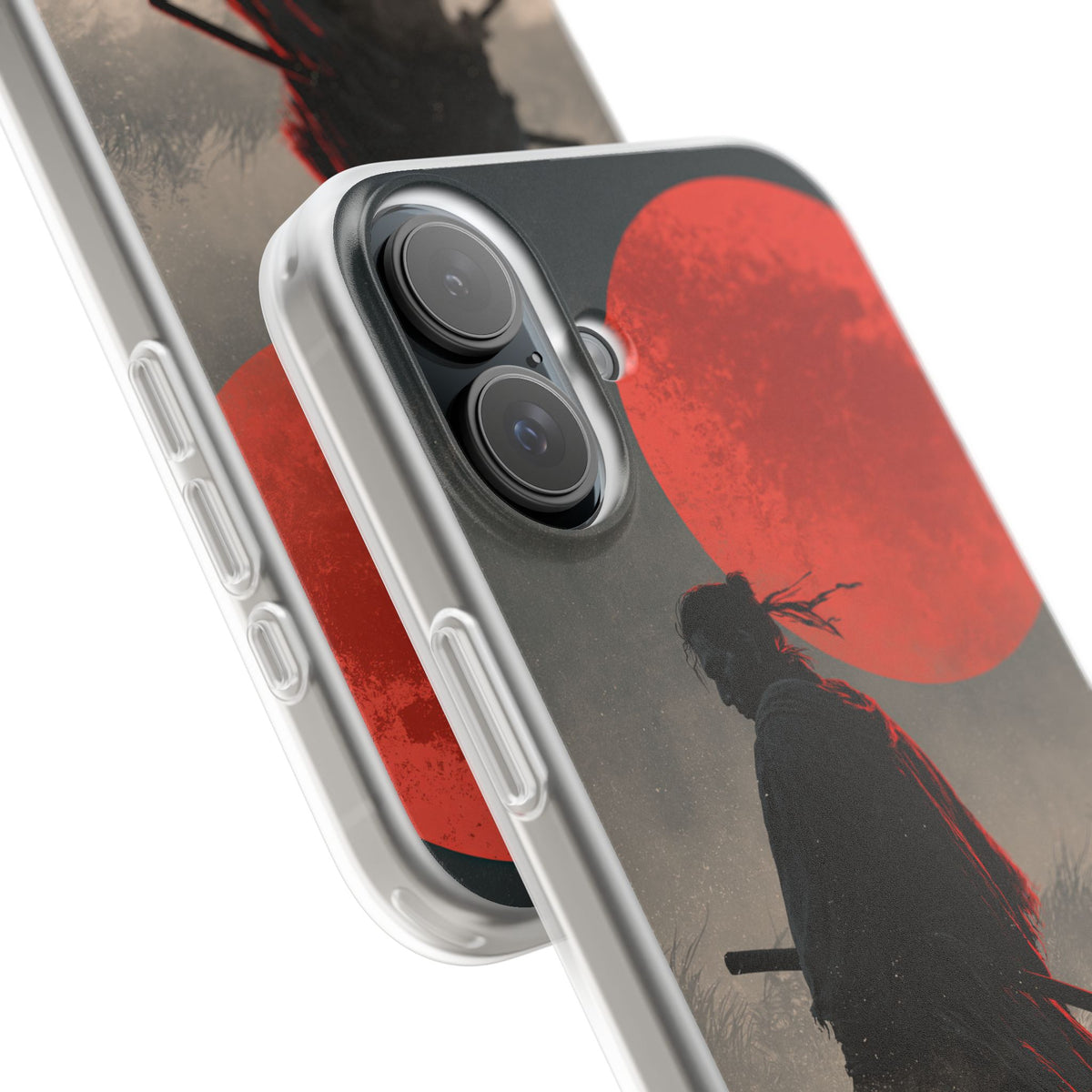 Crimson Moon Ronin · Lite Phone Case for iPhone · Black