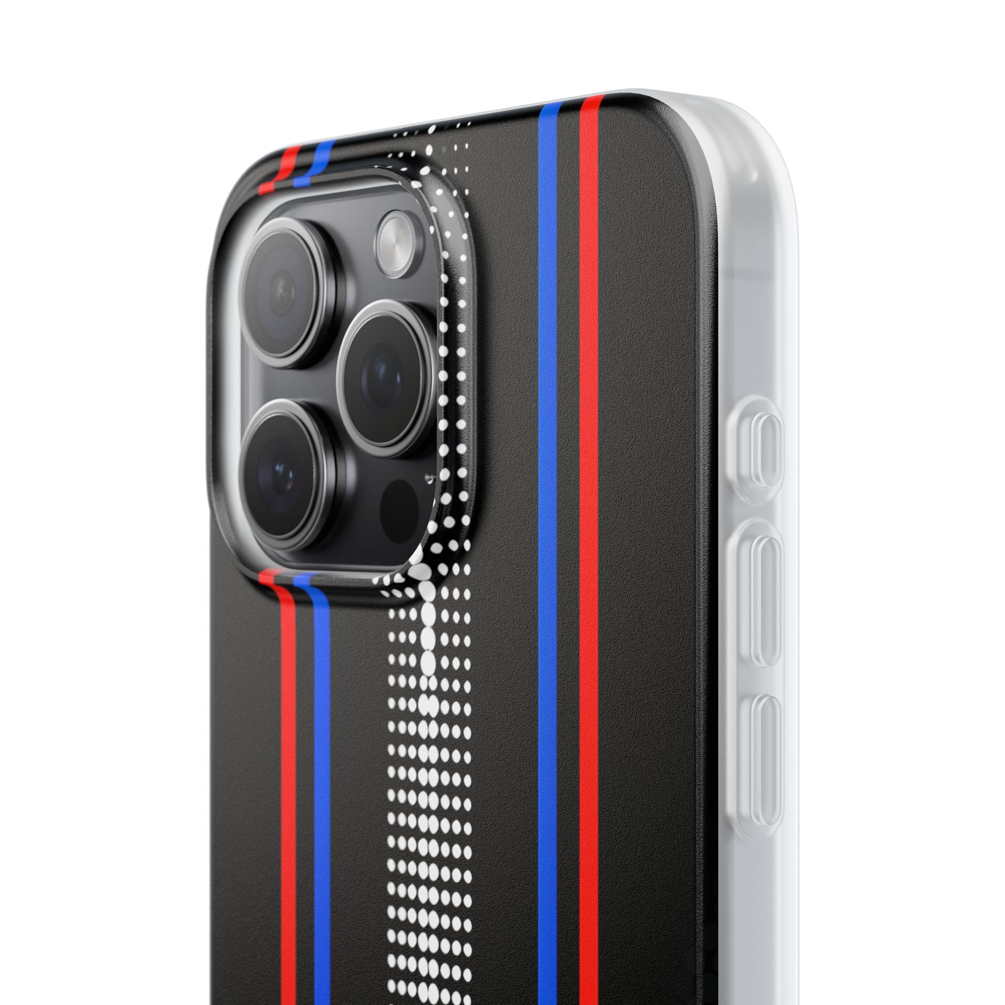 Electric Pulse Grid · Soft Phone Case for iPhone