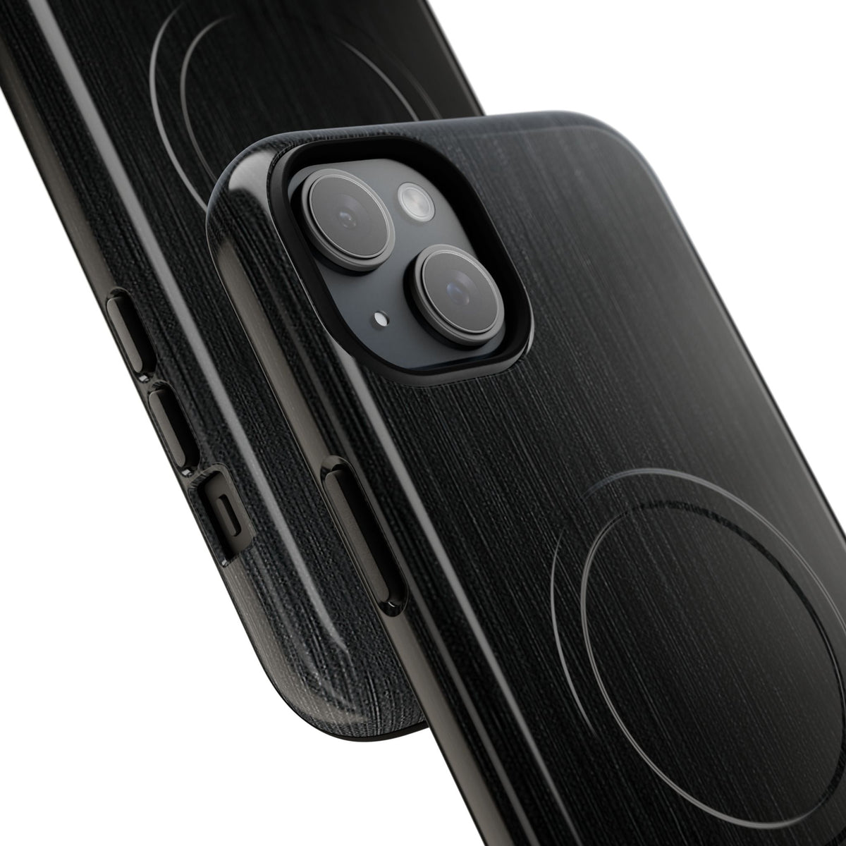 Black Tough 2.0 Magsafe Phone Case for iPhone - Brushed Obsidian Slate