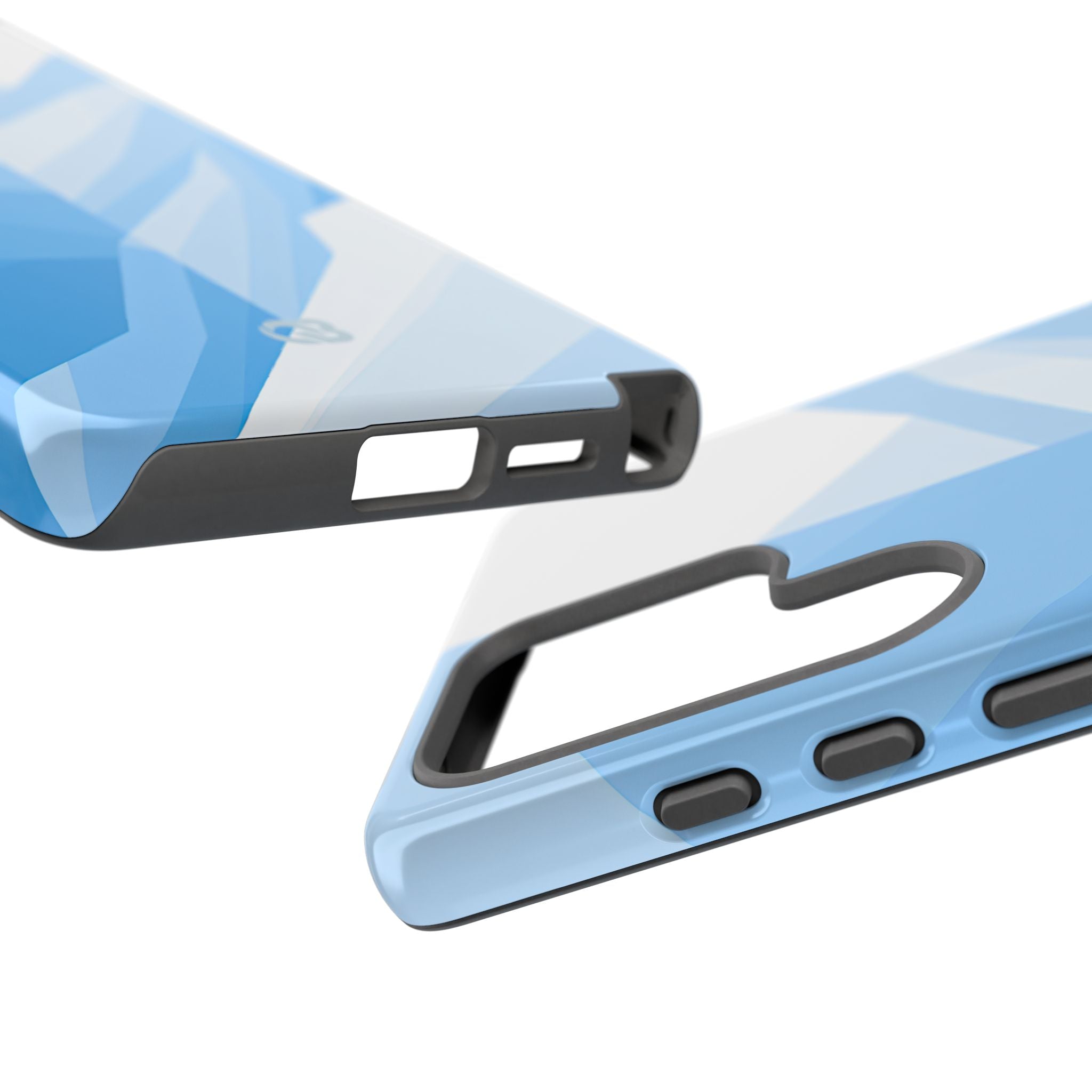 Blue Tough Phone Case for Samsung - Arctic Glacial Ridge