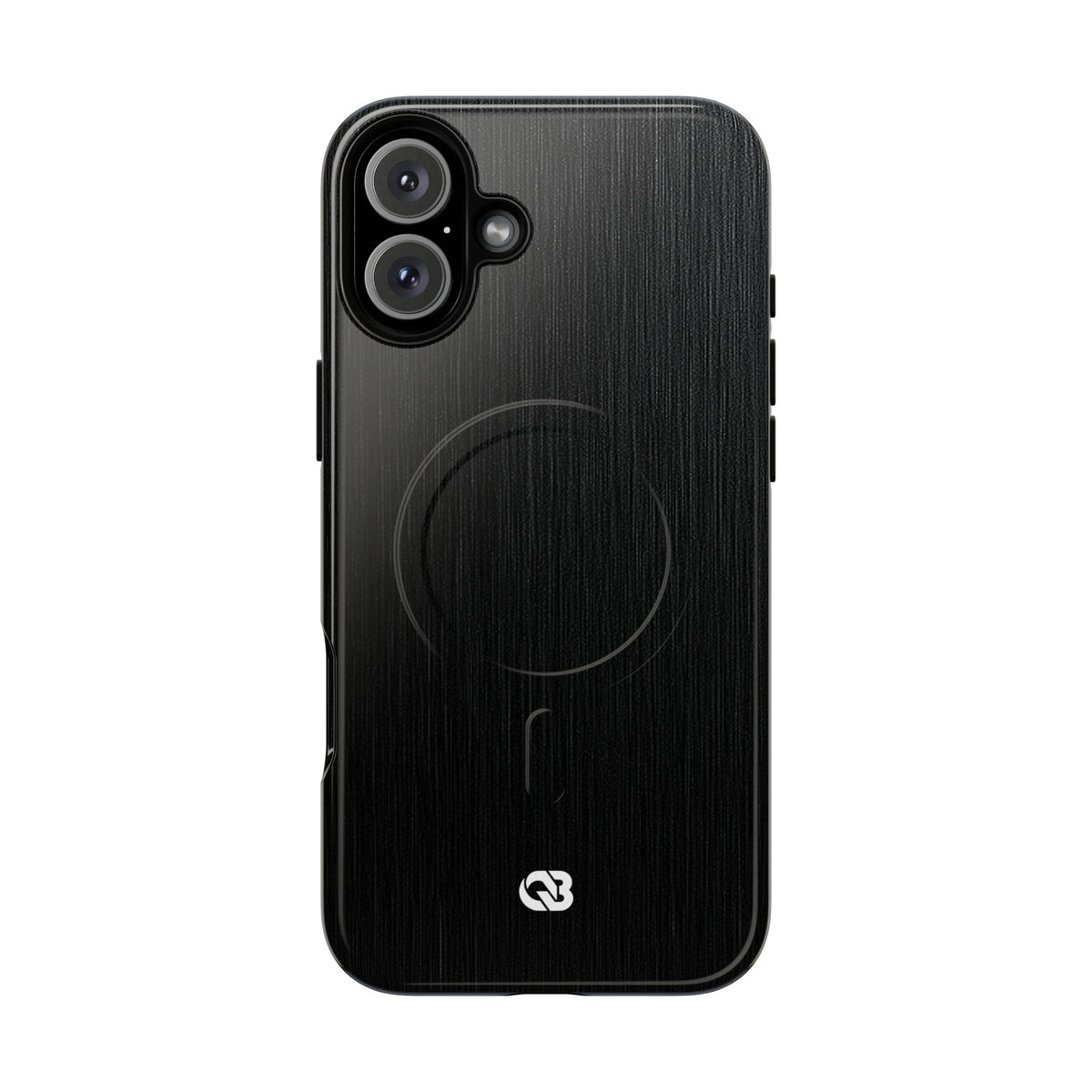 Black Tough 2.0 Magsafe Phone Case for iPhone - Brushed Obsidian Slate