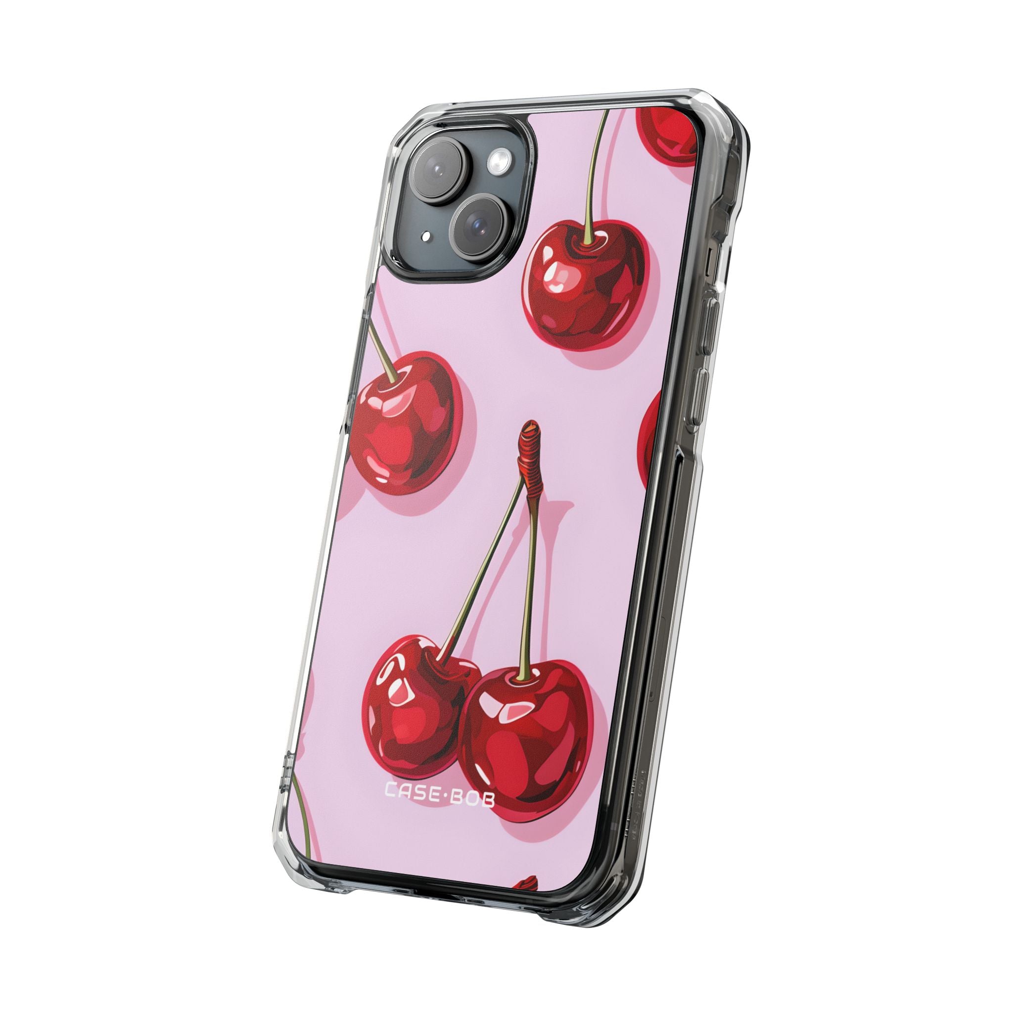 Glossy Cherry Burst iPhone 15 Plus Case - Impact - CASE•BOB