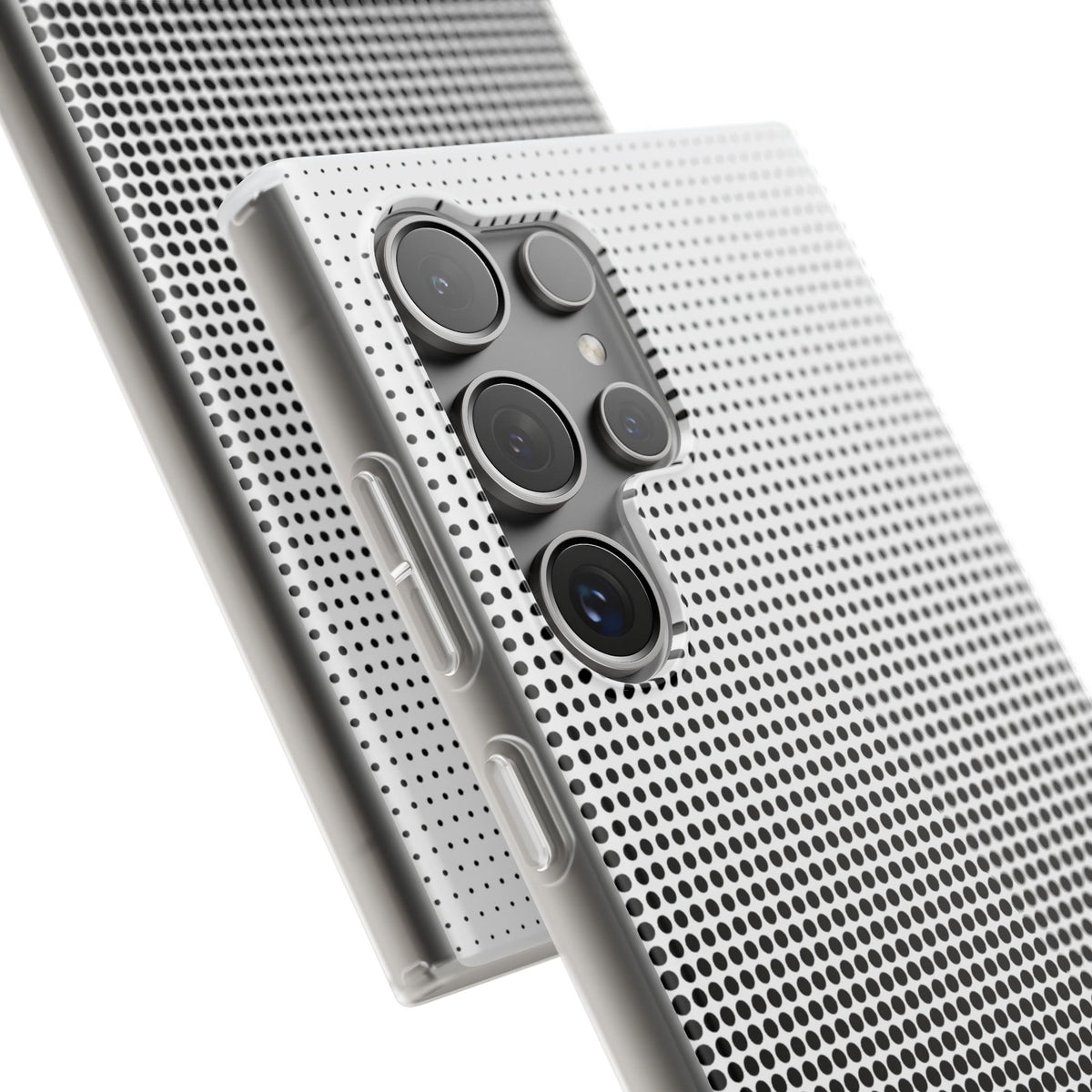Black Lite Phone Case for Samsung - Obsidian Halftone Flux