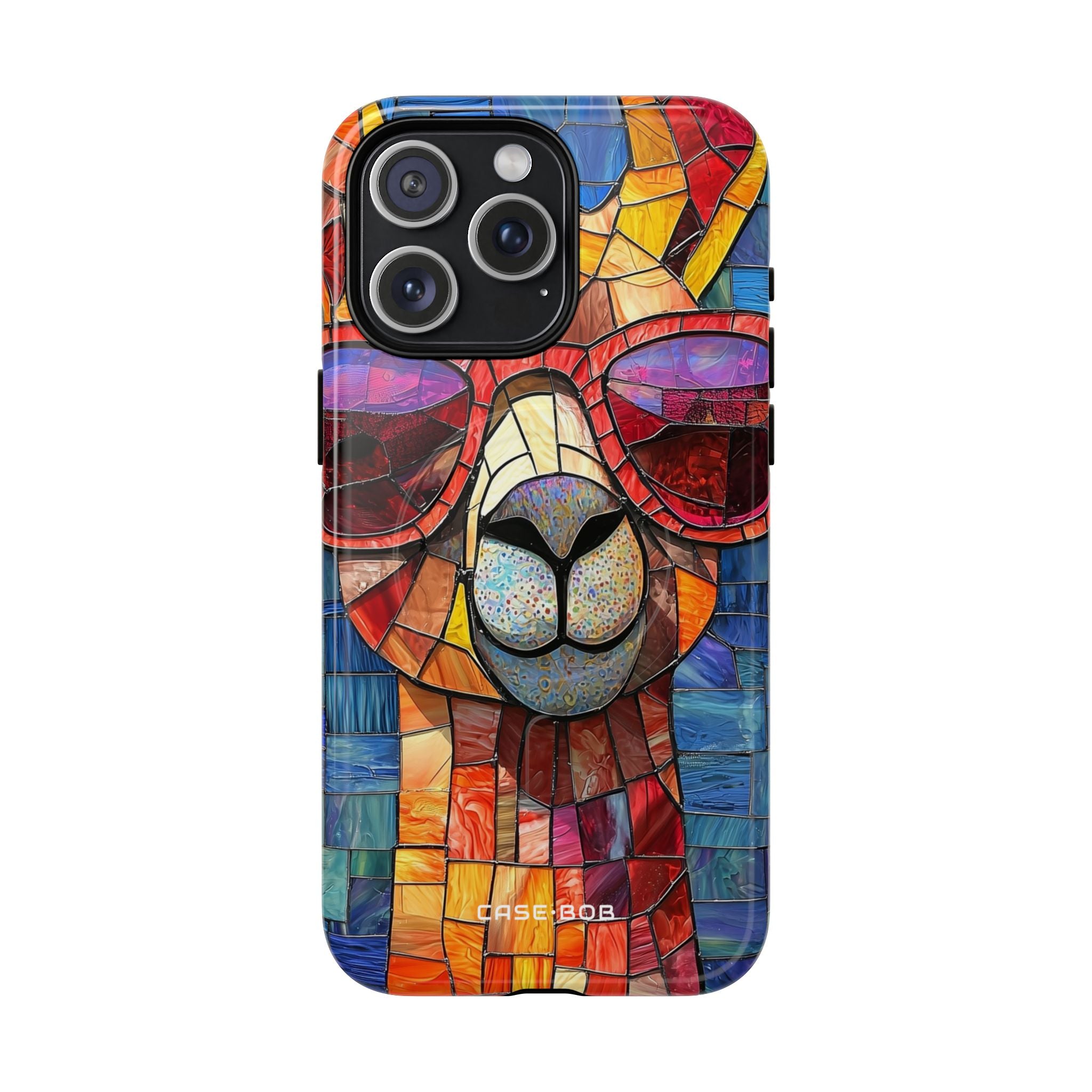 Llama Glow iPhone 15 Pro Max Case - Tough+
