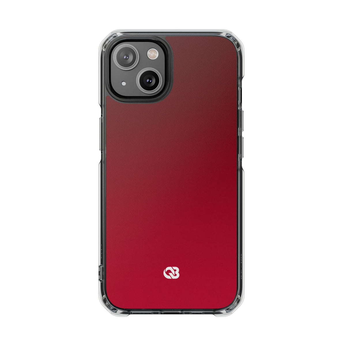 Red Impact MagSafe Phone Case for iPhone - Crimson Velvet Fade