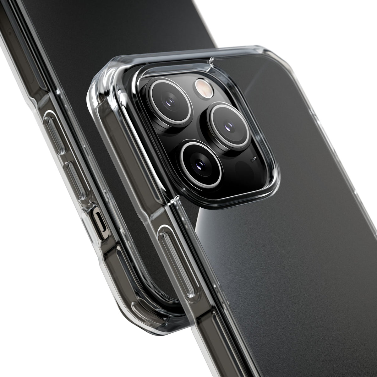 Black Impact MagSafe Phone Case for iPhone - Obsidian Lunar Arch