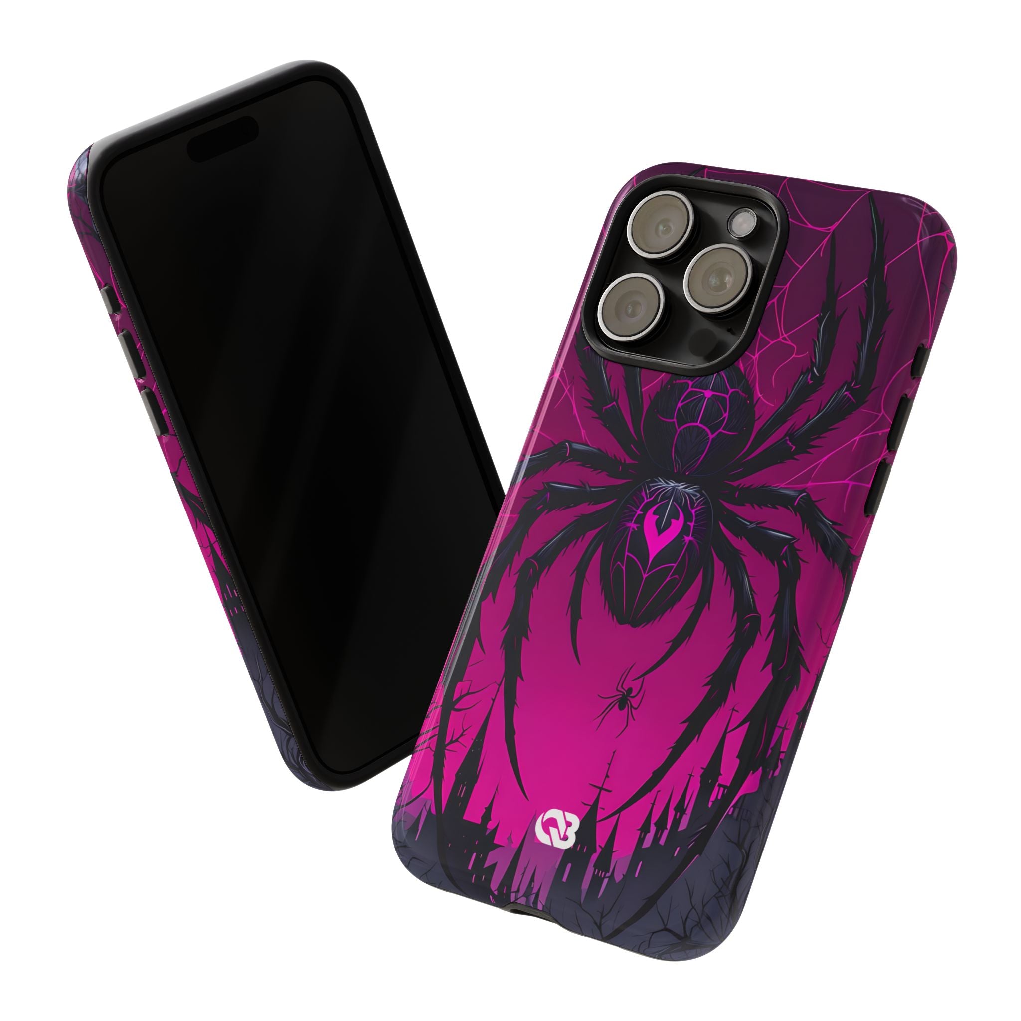 Obsidian Neon Widow · Tough Handyhülle für iPhone