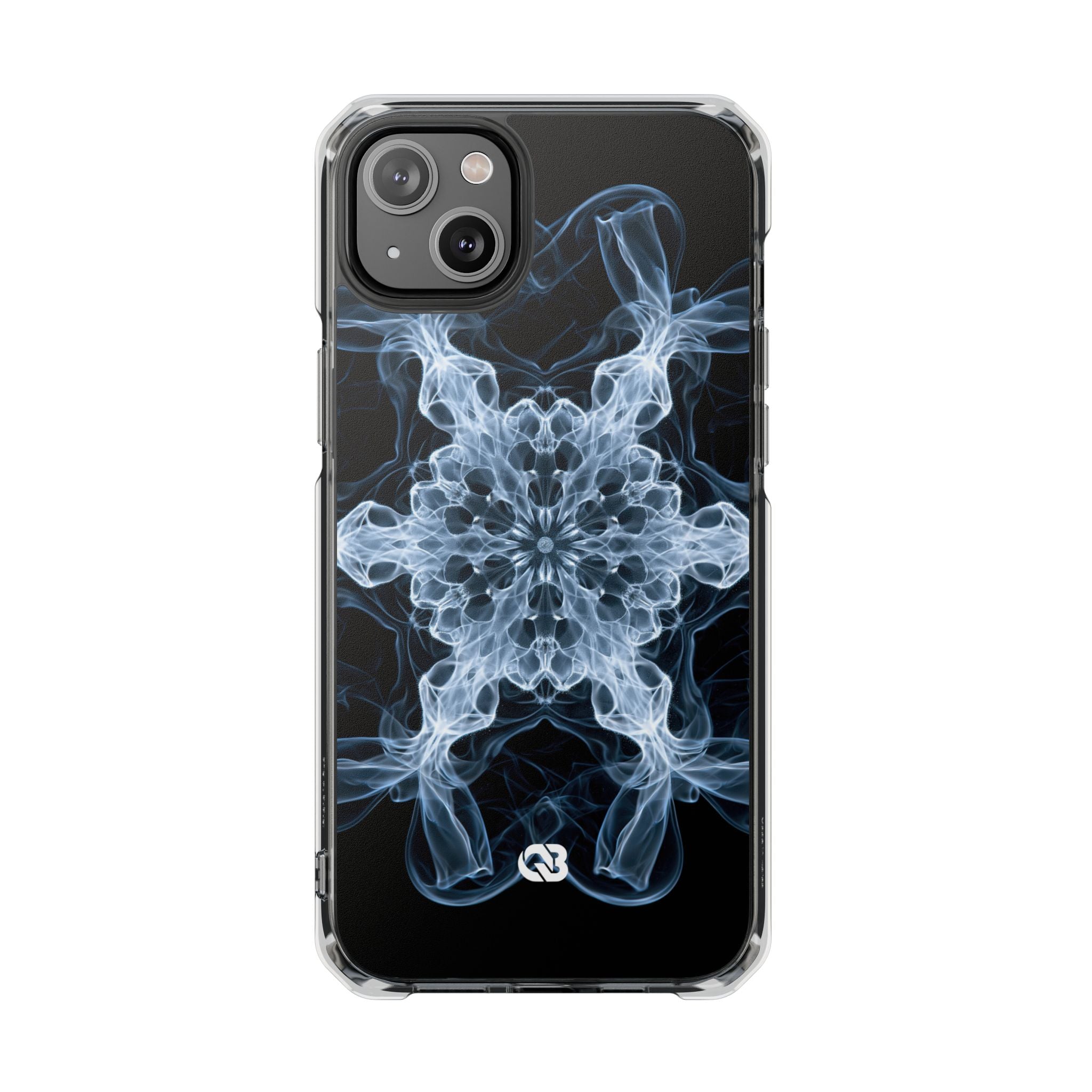 Blue Impact MagSafe Phone Case for iPhone - Glacial Smoke Crown