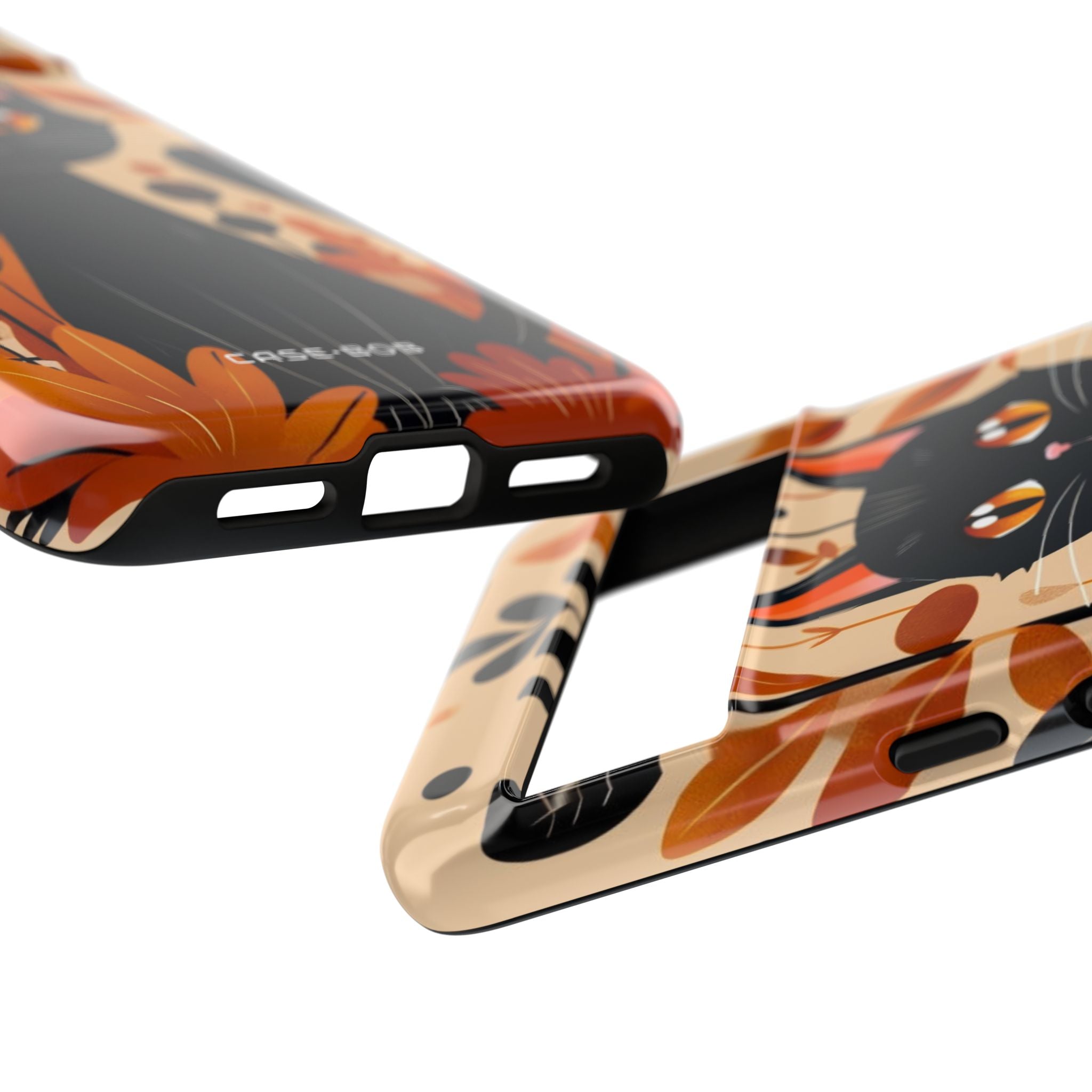 Schwarze Katze Glow Google Pixel 8 Pro Case - Tough