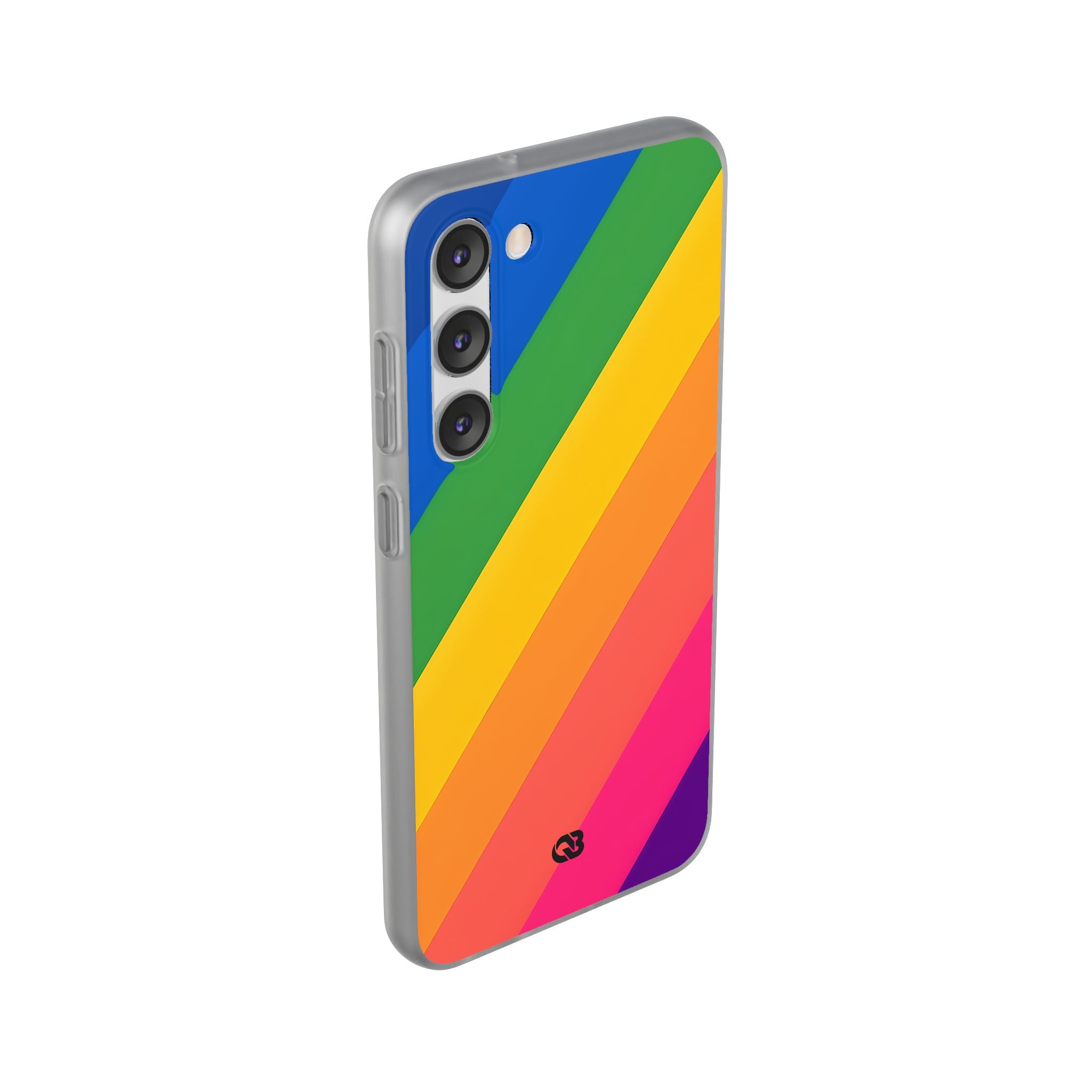 Vibrant Spectrum Slope · Soft Phone Case for Samsung