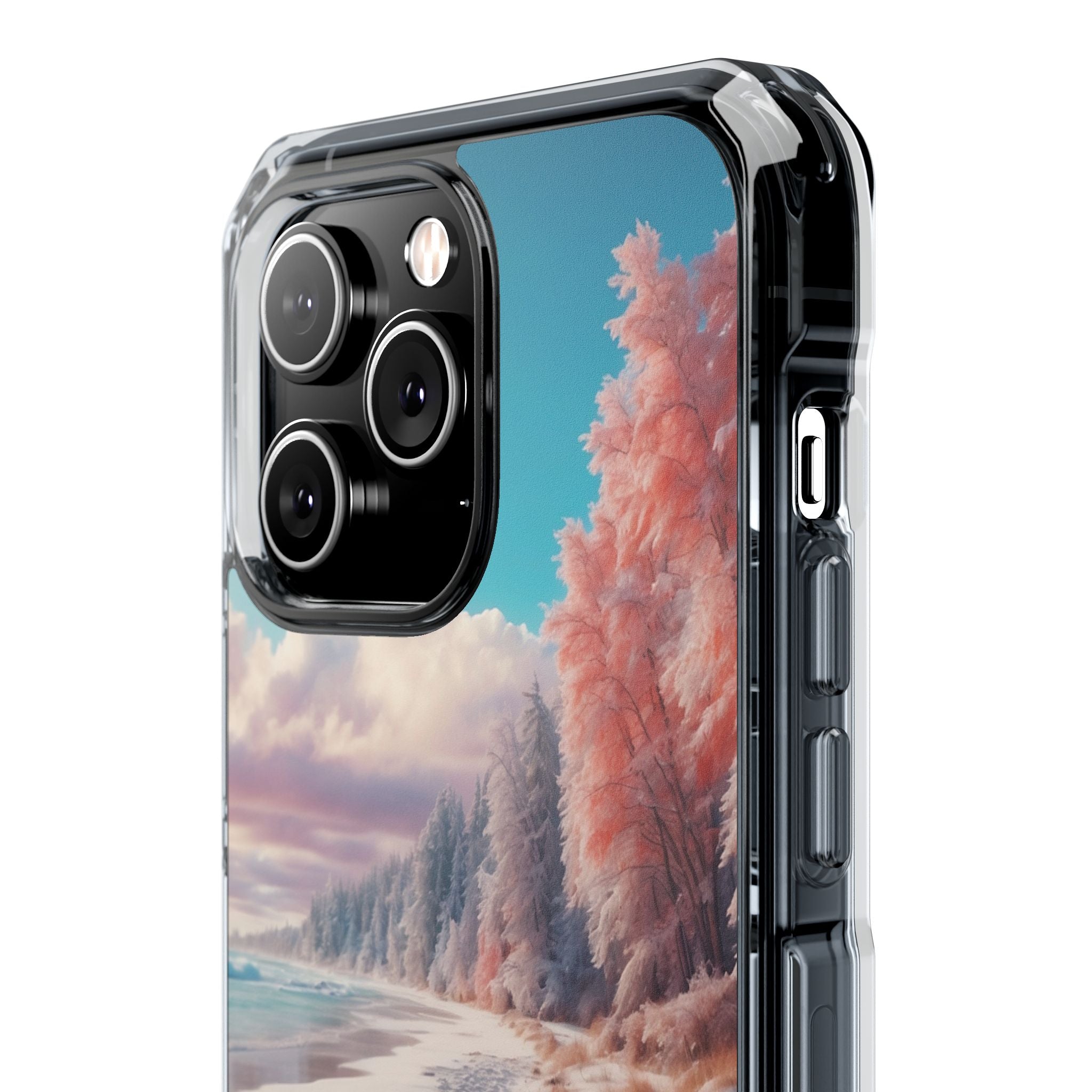 Snowy Footprints iPhone 14 Pro Max Case - Impact