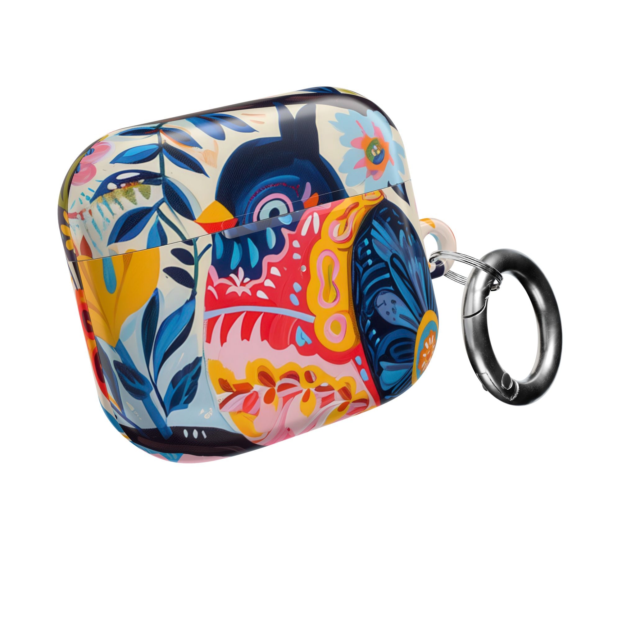 Ornate Owl Bloom - AirPods Case