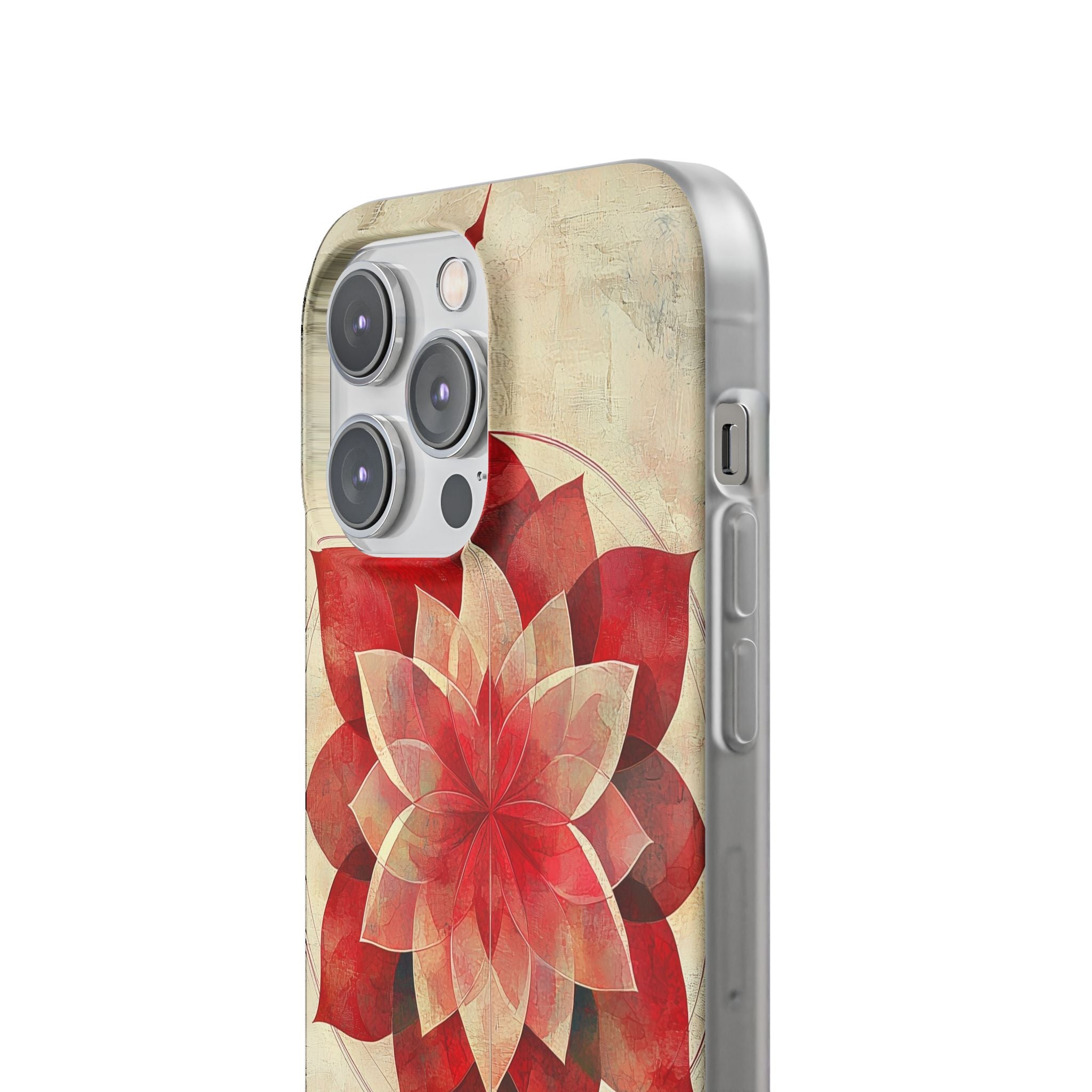 Crimson Petal Peak · Soft Phone Case for iPhone
