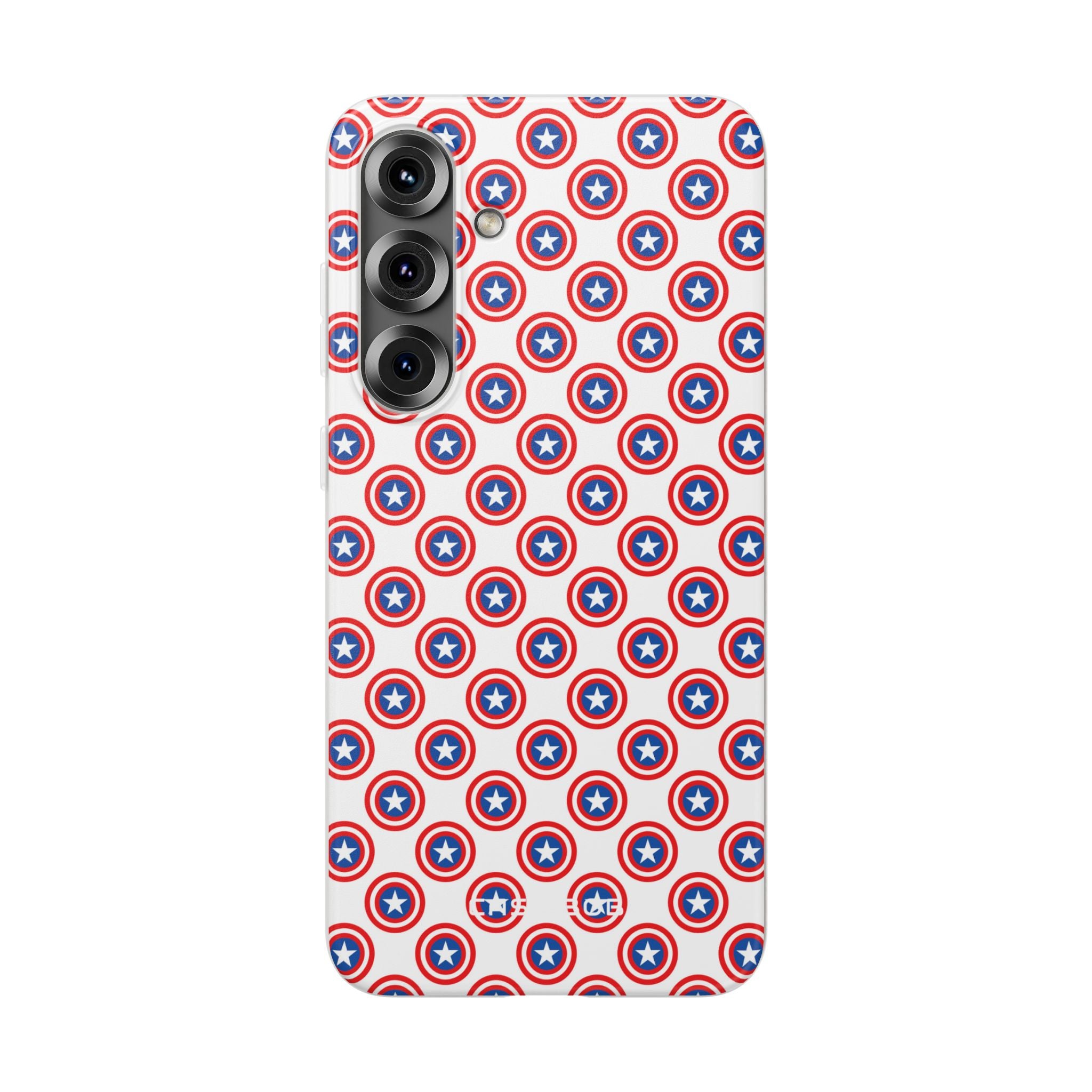 Star Shield Pattern Samsung S25 Plus Case - Soft