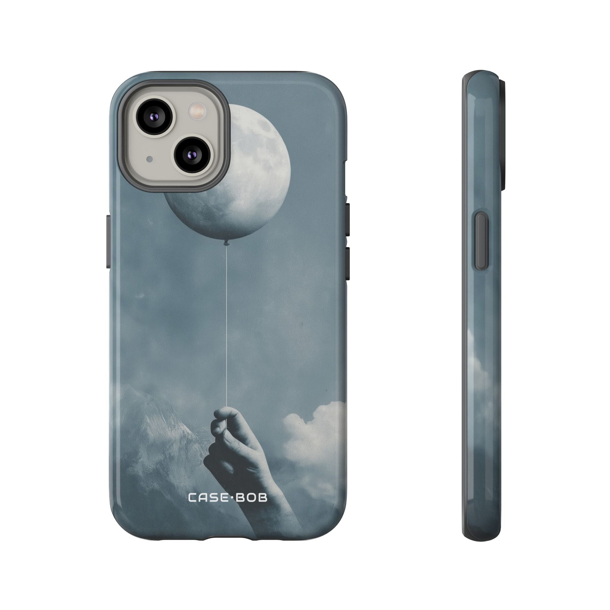 Moon Balloon iPhone 14 Case - Tough