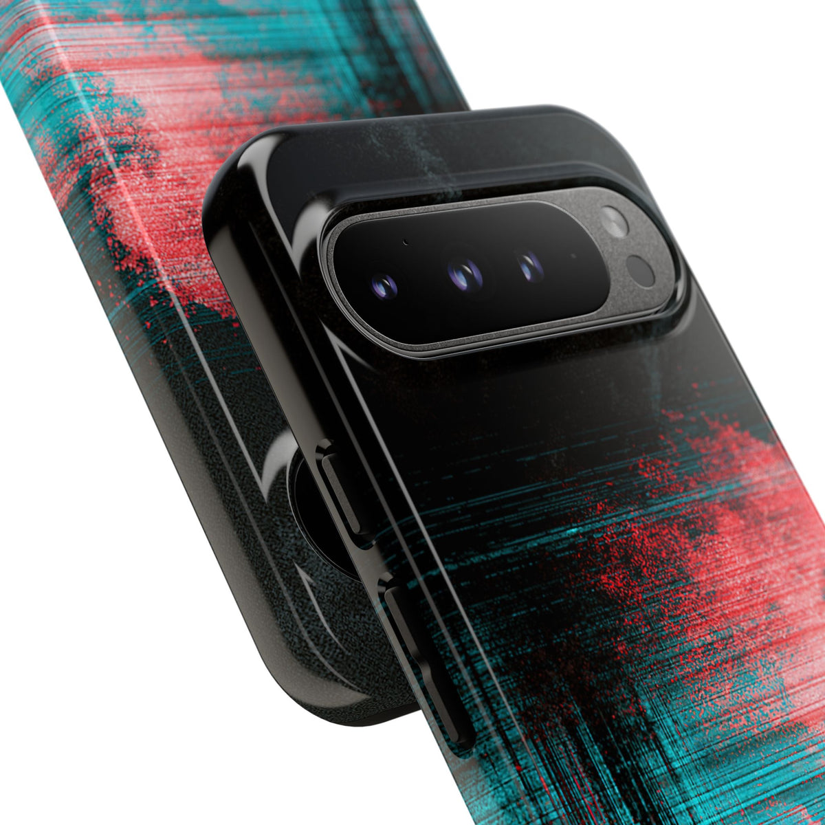 Digital Signal Drift · Tough Phone Case for Pixel · Black