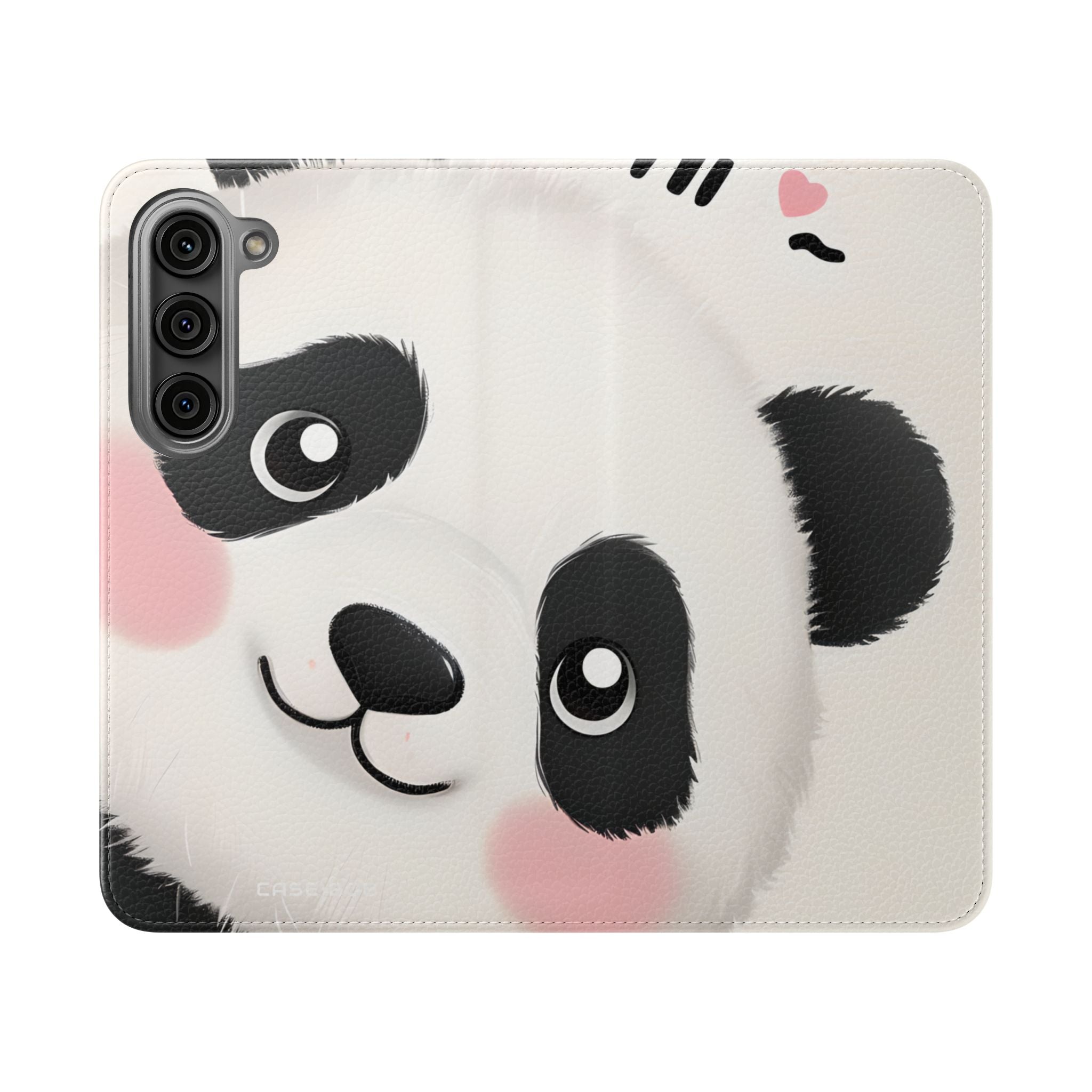 Peeking Panda Blush - Samsung S23 Case - Wallet