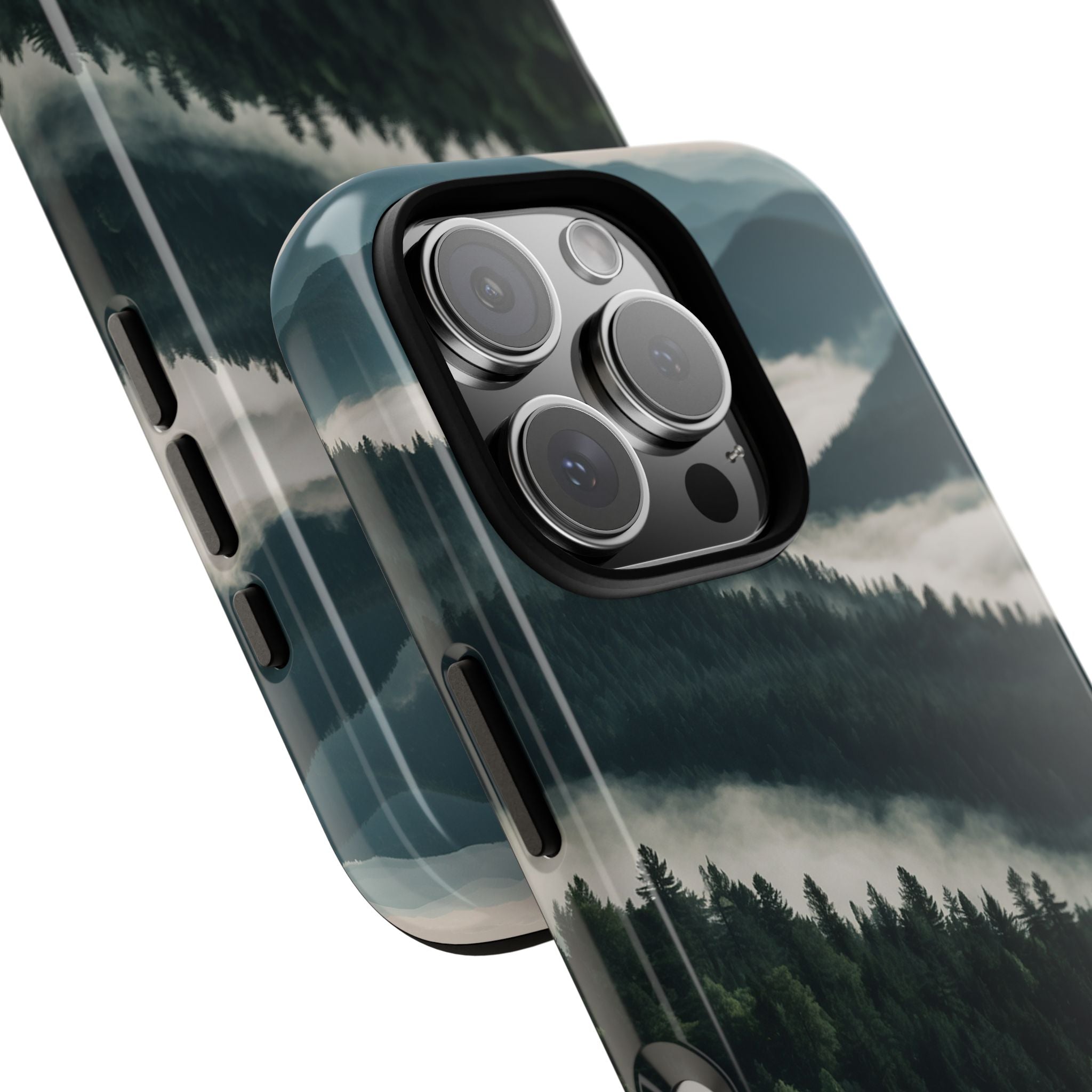 Misty Pine Peaks · Tough Phone Case for iPhone