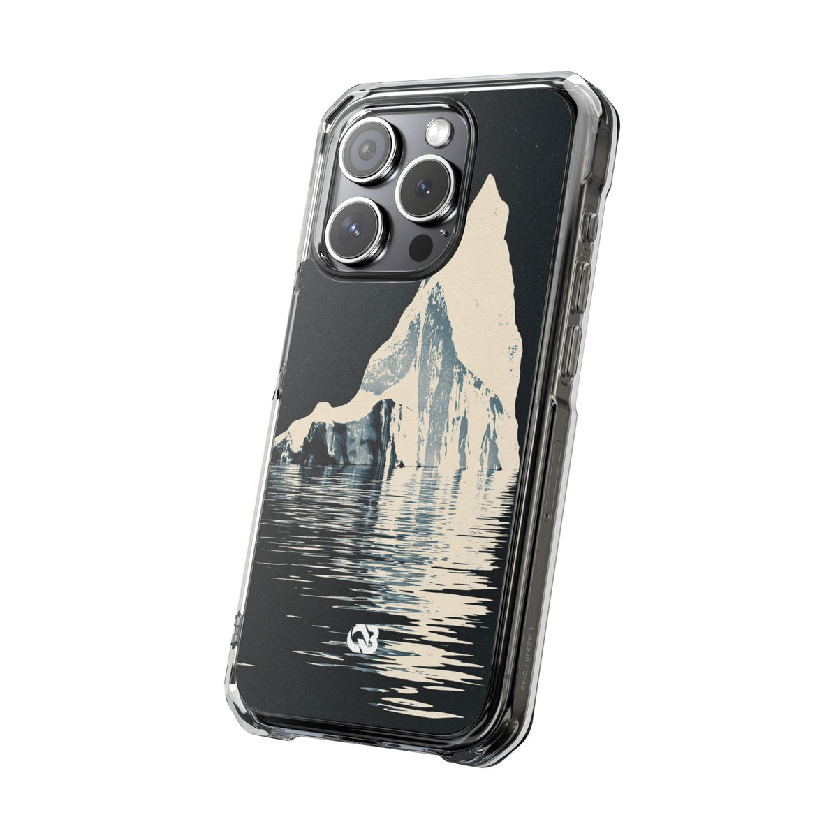 Blue Impact MagSafe Phone Case for iPhone - Frozen Navy Monolith