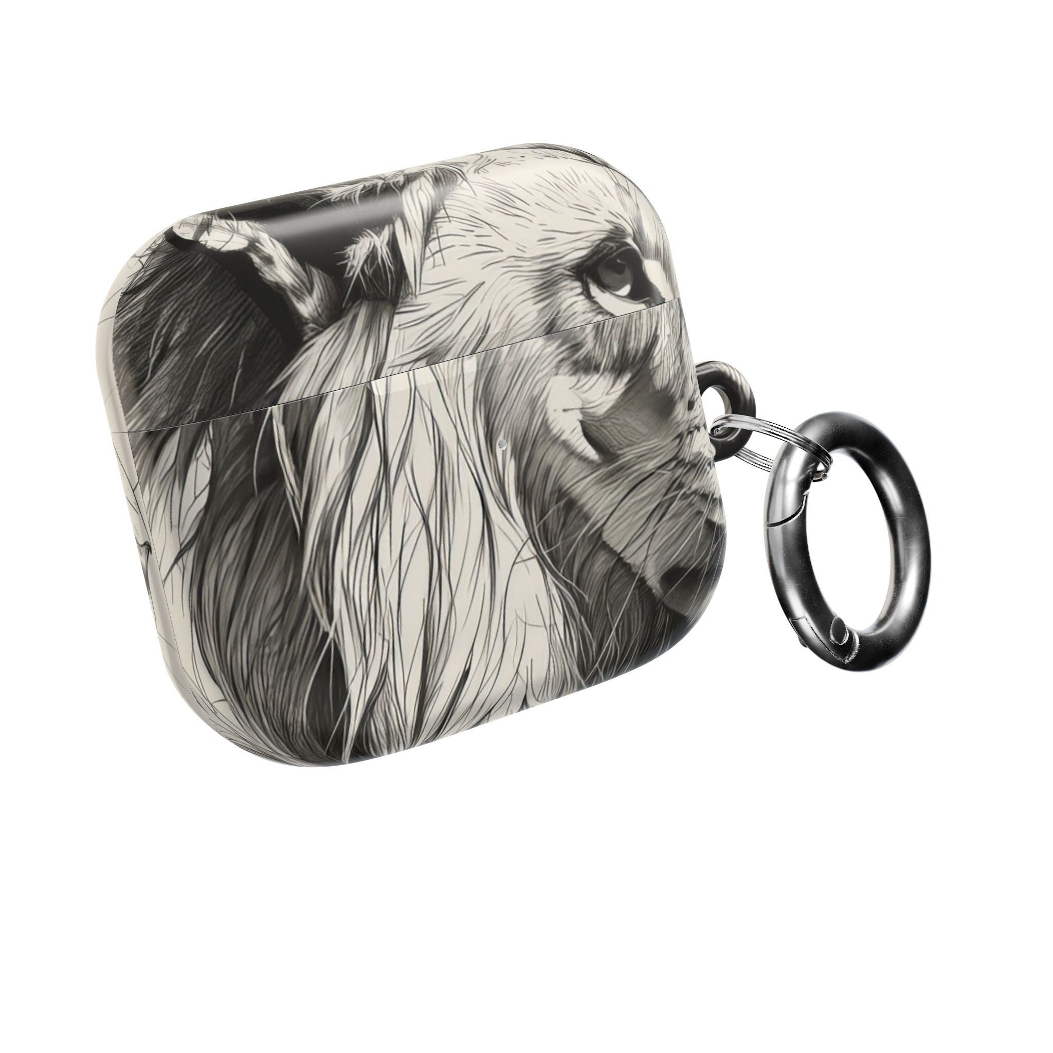 Lion Whisper Gray - AirPods Case
