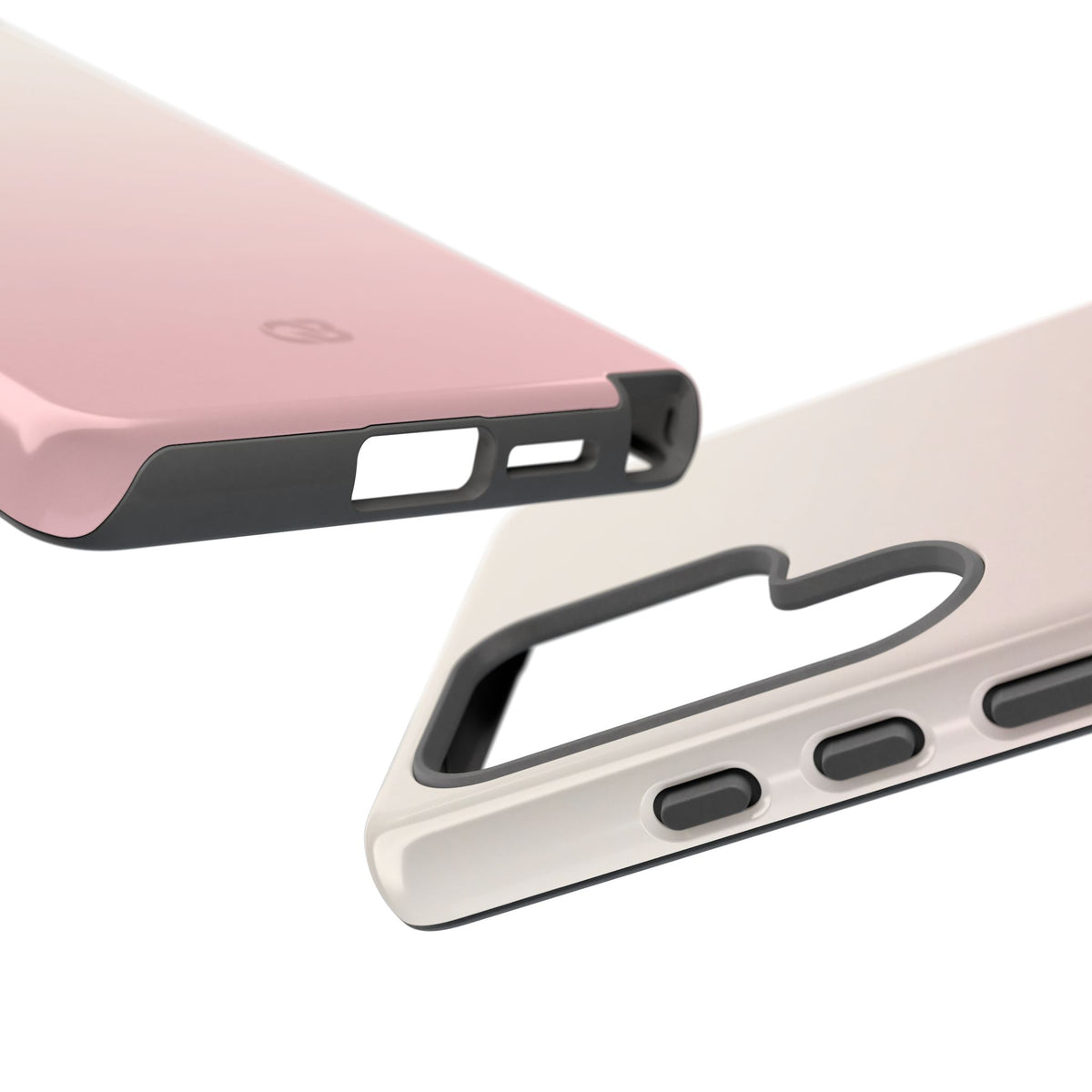 Pink Tough Phone Case for Samsung - Frosted Blush Horizon