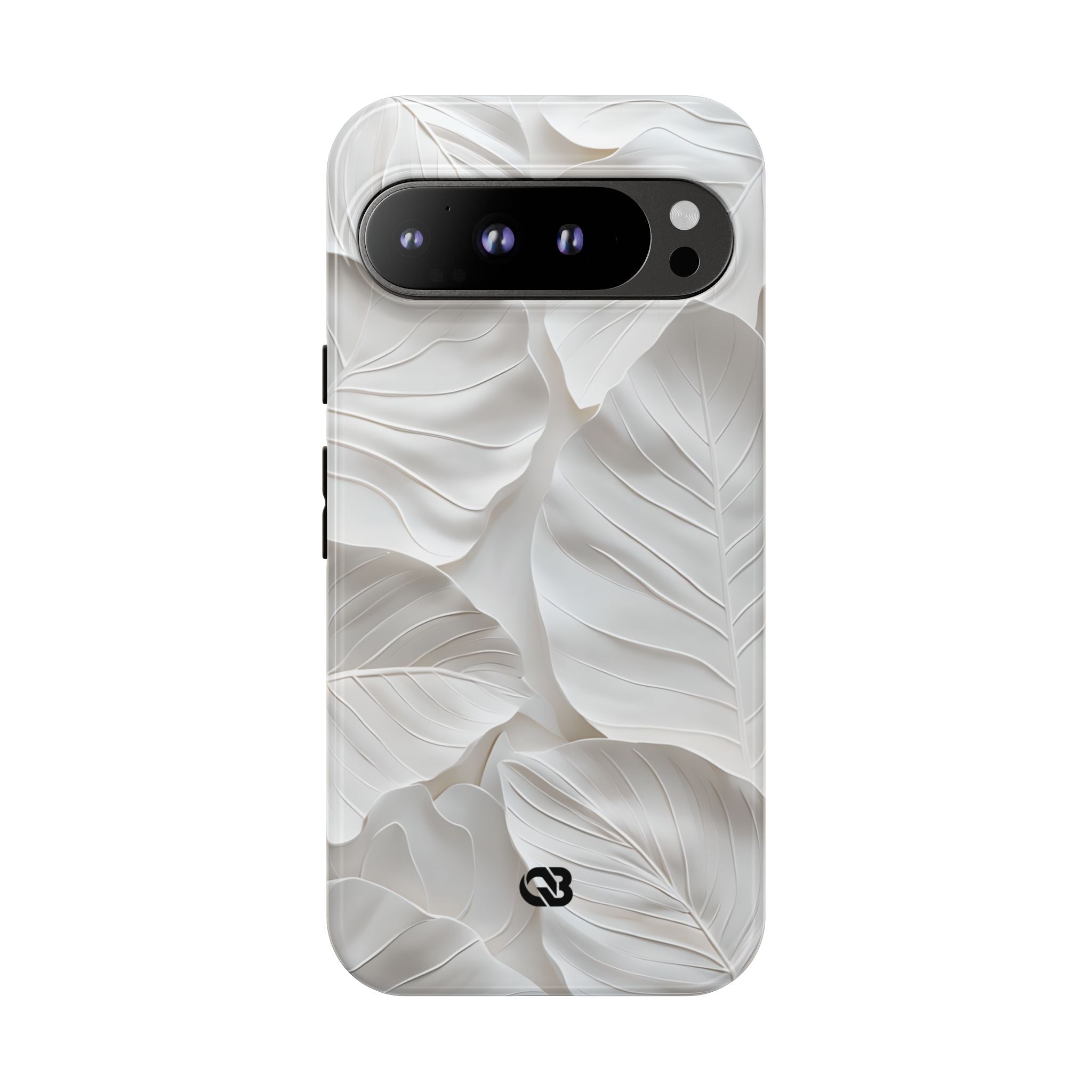 Sculpted Ivory Leaves · Tough Phone Case for Google Pixel