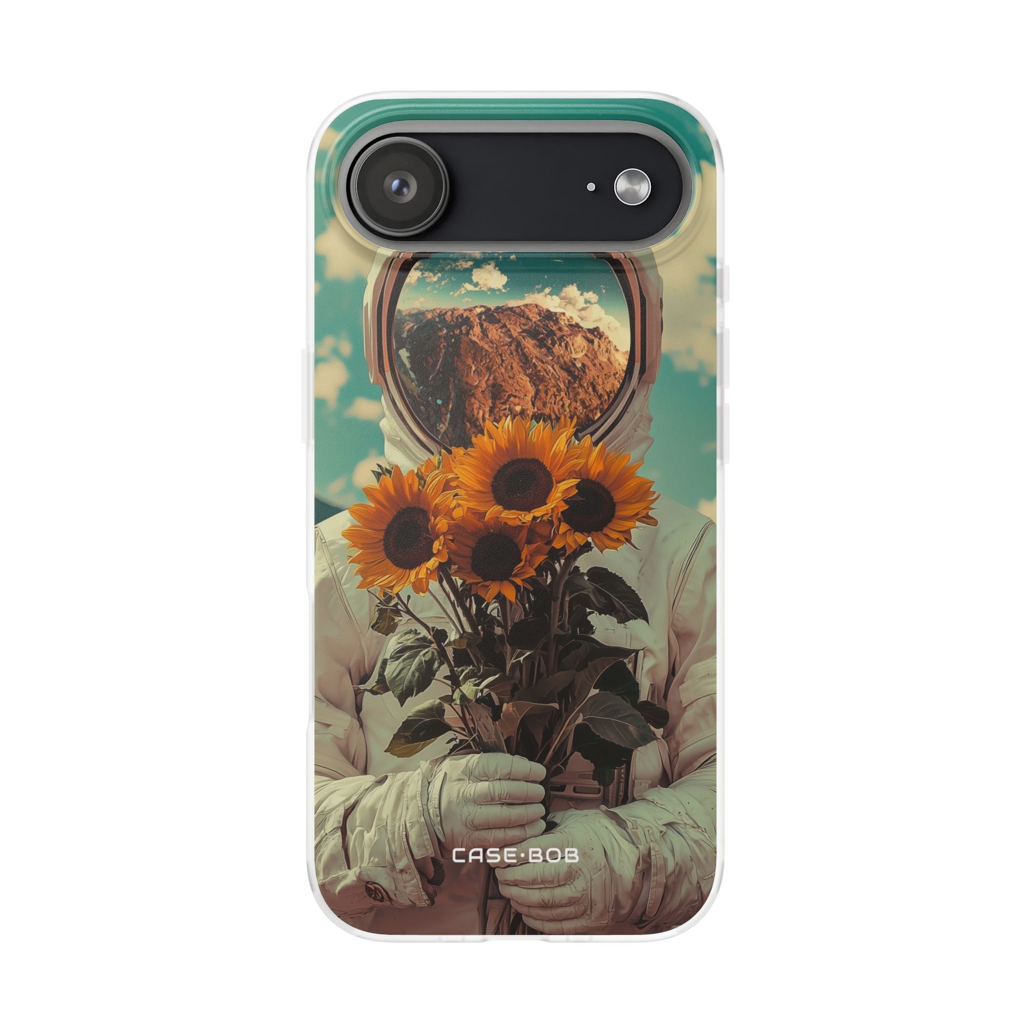 Sunflower Astronaut iPhone 17 Air Case - Soft - CASE•BOB