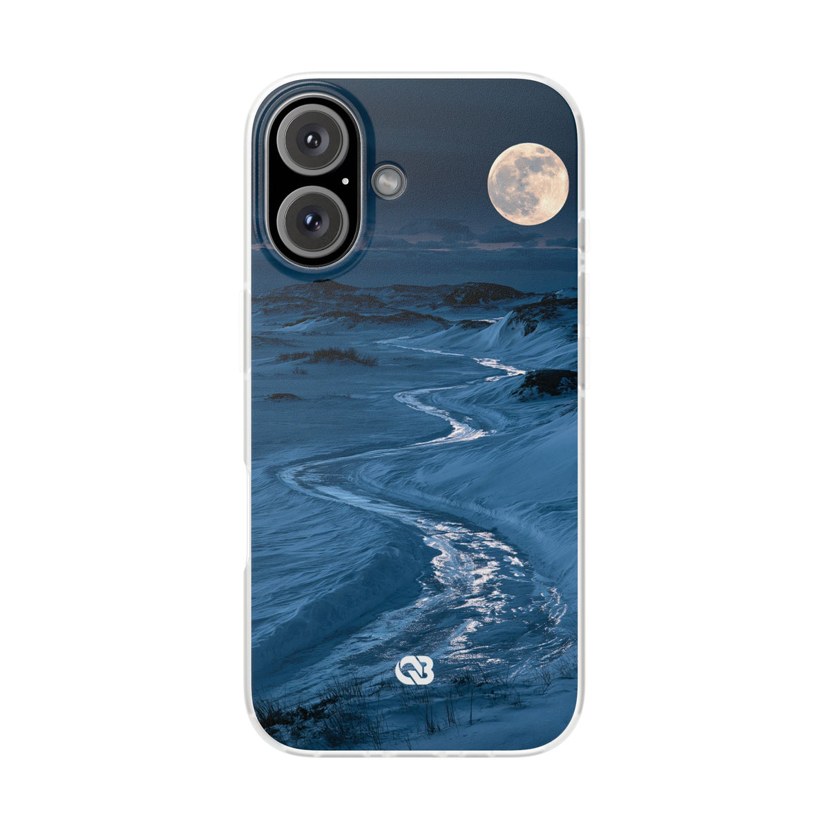 Arctic Moon Drift · Lite Phone Case for iPhone · Blue