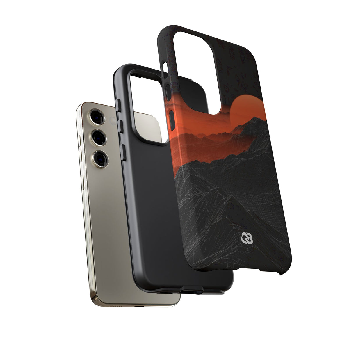 Solar Ridge Mesh · Tough Phone Case for Samsung · Black