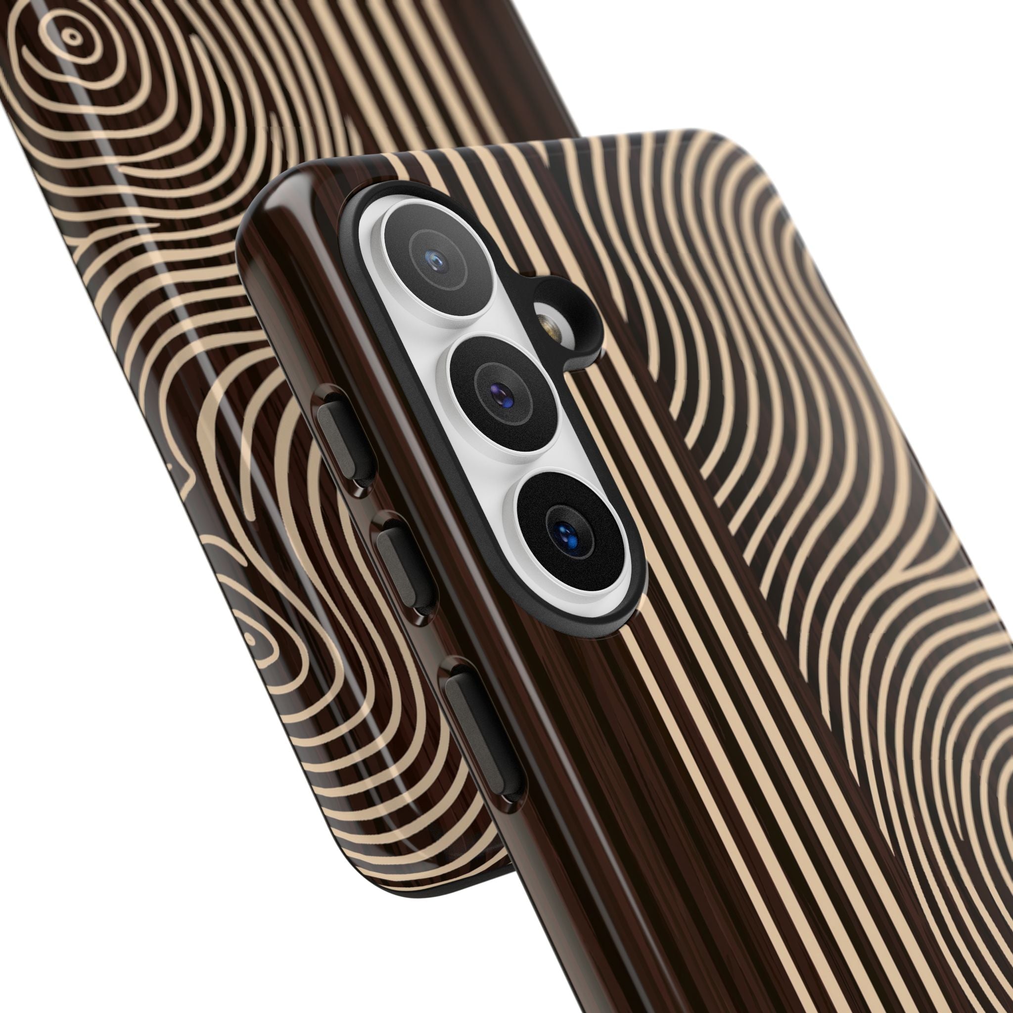 Brown Tough Phone Case for Samsung - Espresso Sand Ridge